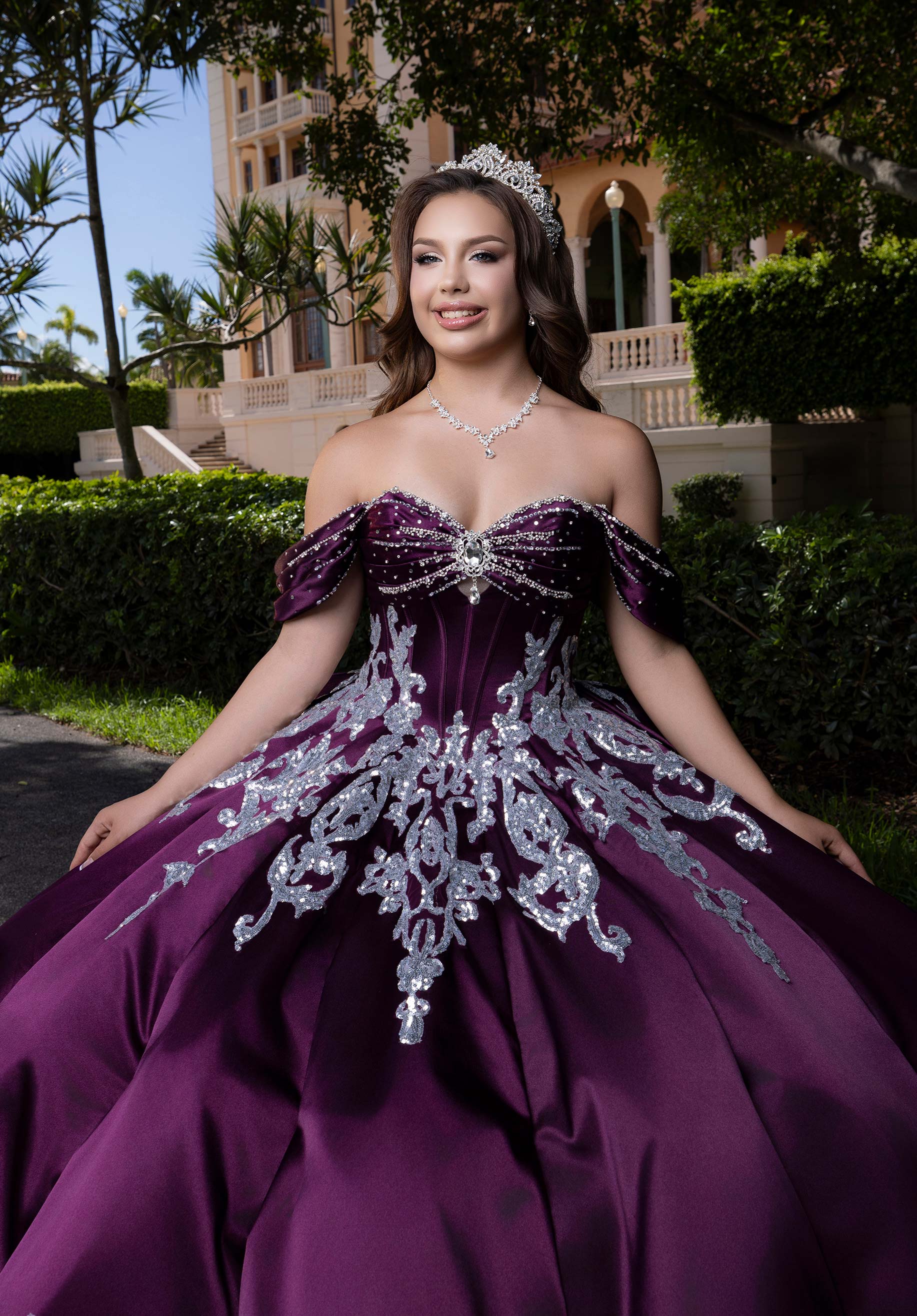morilee-vizcaya-belinda-quincea-era-ballkleid-satin image 2