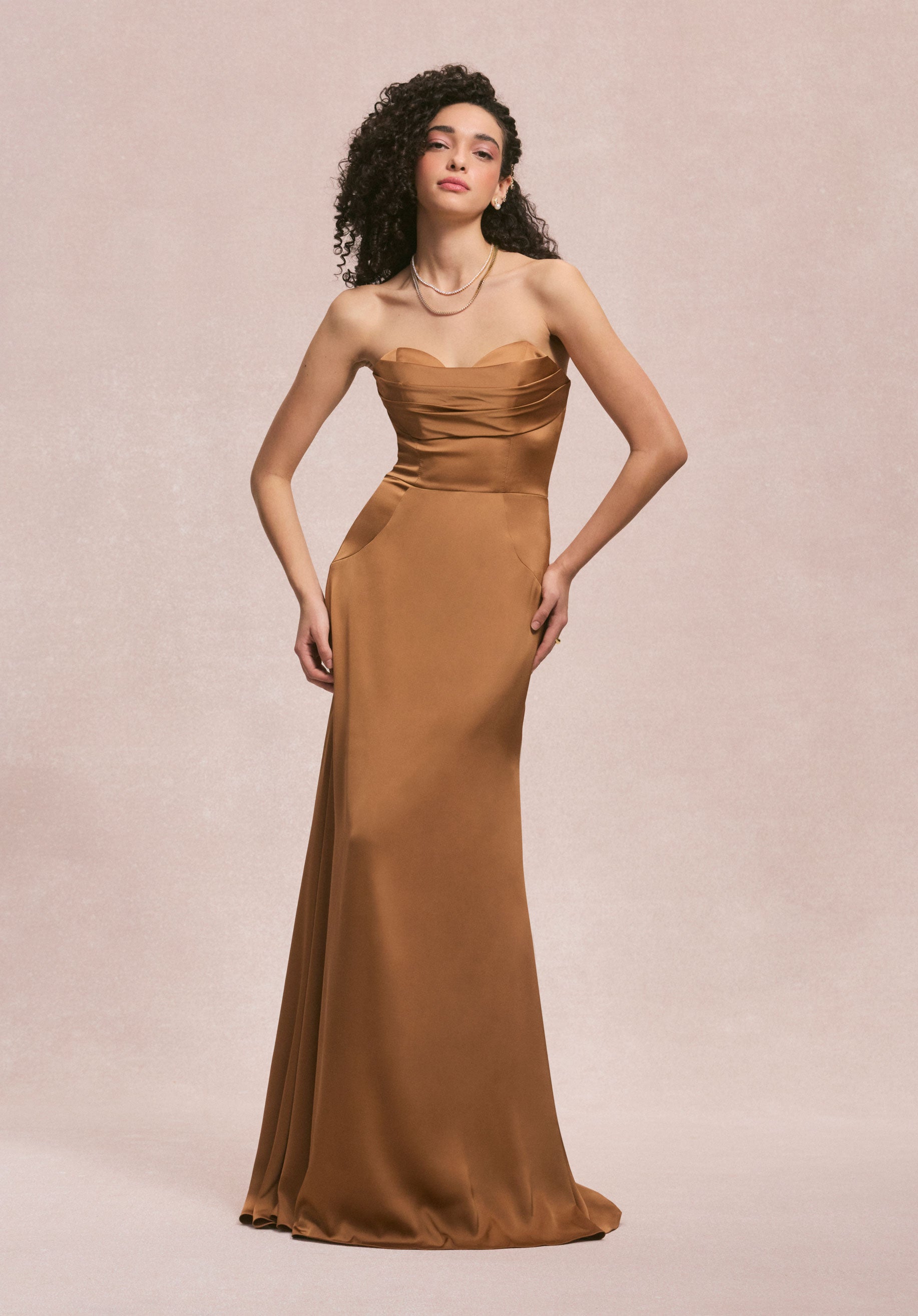 morilee-satin-brautjungfernkleid-sweetheart-mit-naht image 1