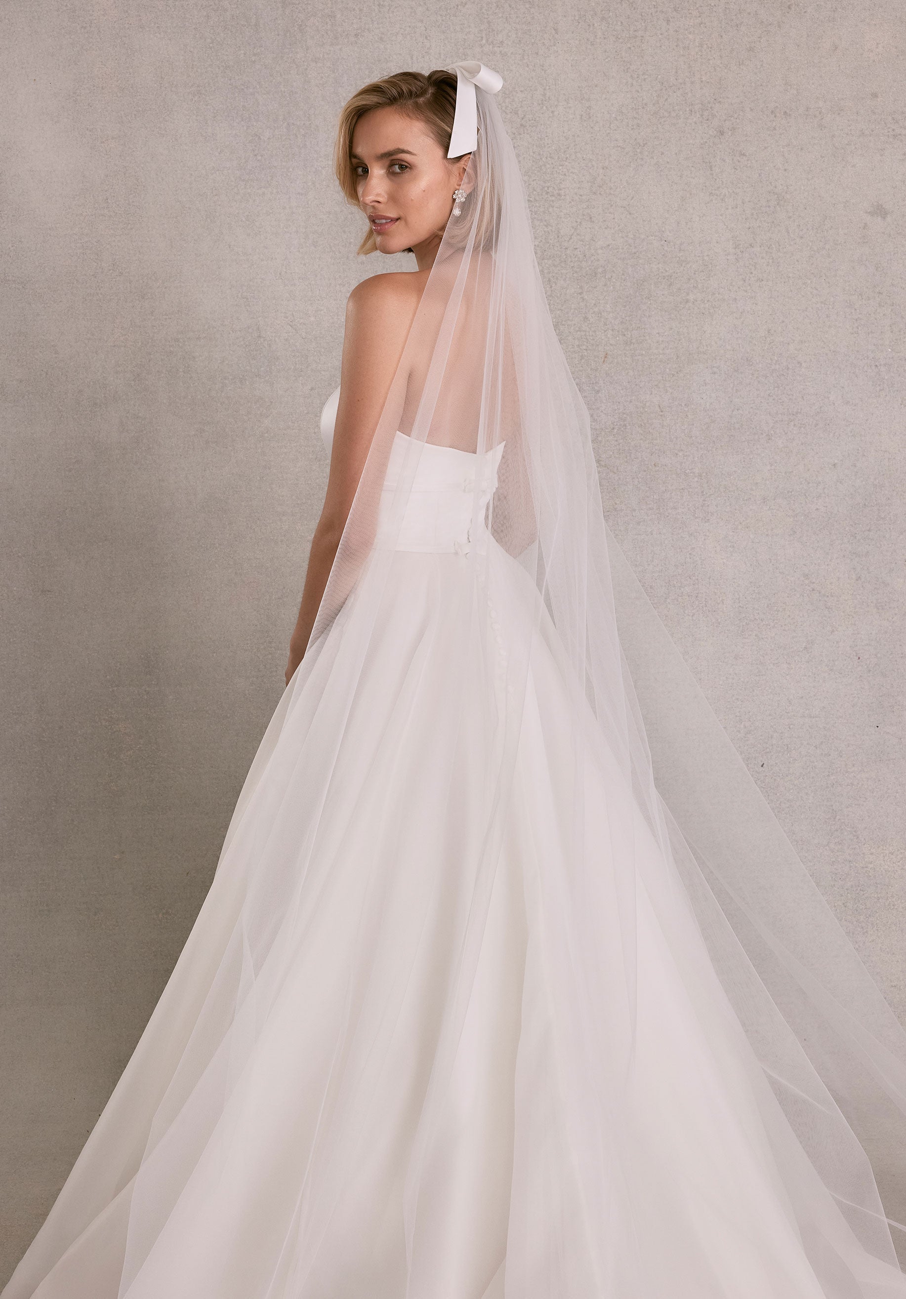 morilee-cathedral-length-t-llschleier-mit-satin-schleife image 2