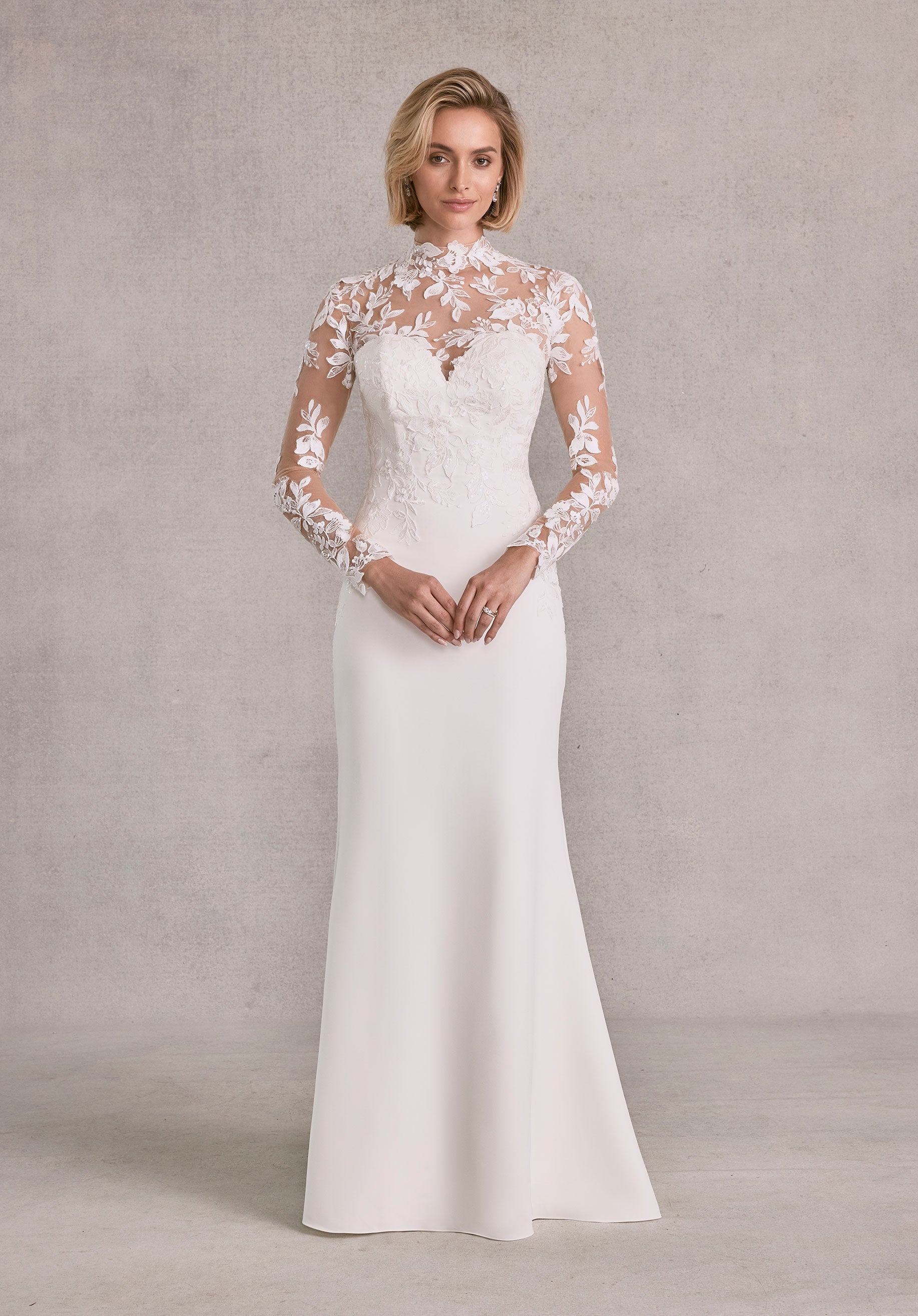 morilee-savina-brautkleid-fit-flare-wildflower-mit-illusions-ausschnitt image 3