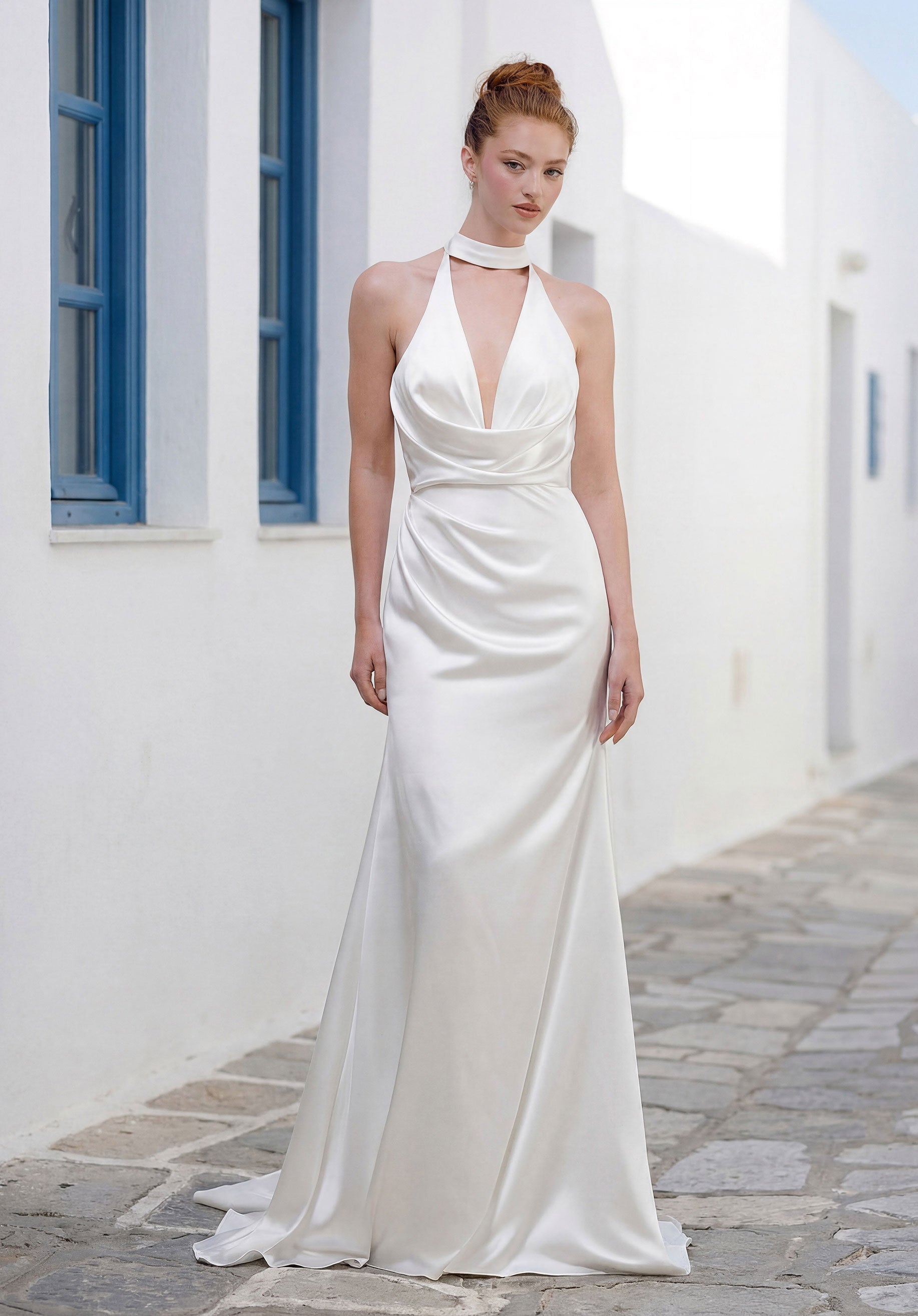 morilee-thomasina-brautkleid-neckholder-sheath-aus-charmeuse-satin image 1