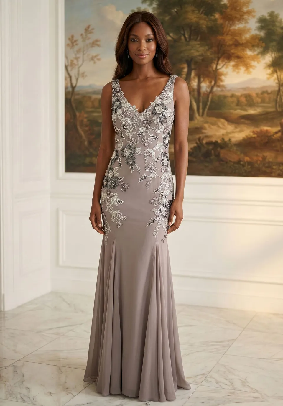 morilee-v-neck-meerjungfrau-abendkleid-mit-pailletten-bl-ten image 1