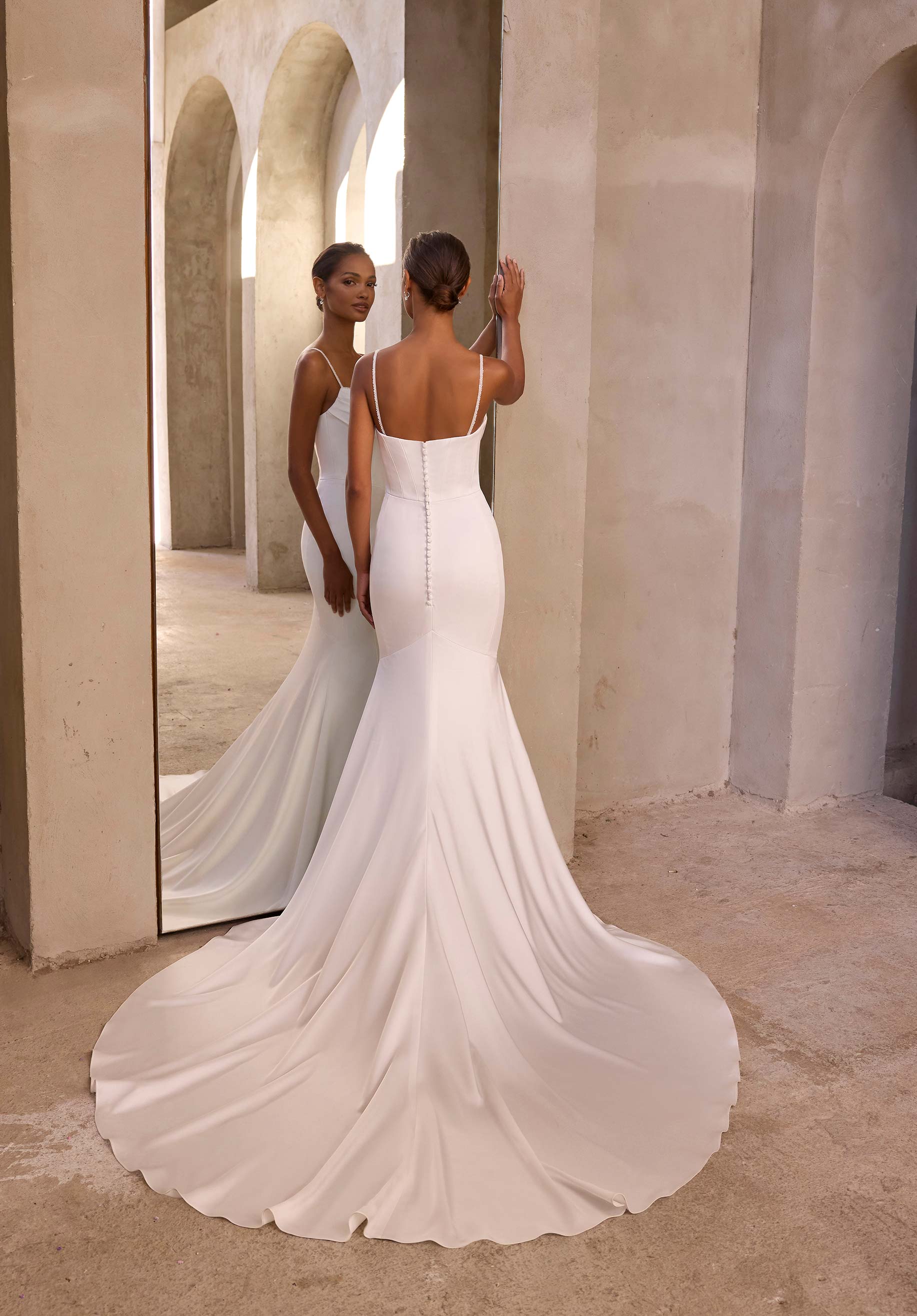 morilee-alia-brautkleid-fit-flare-satin-mit-cape image 4