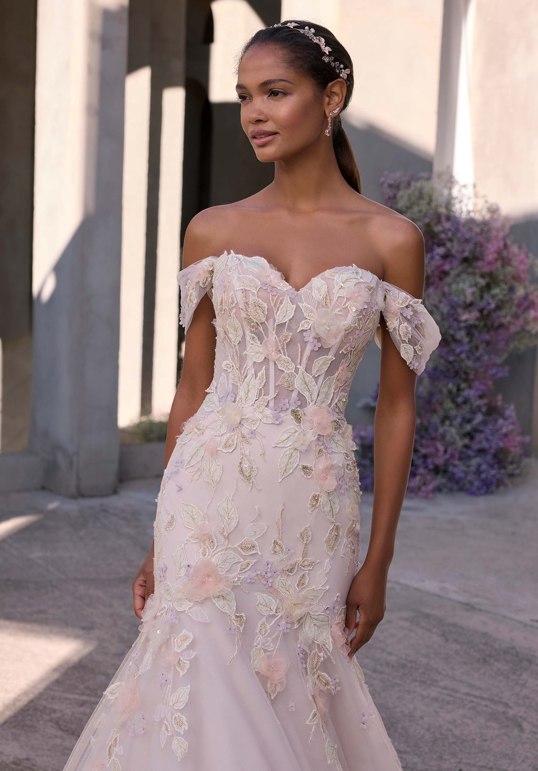 morilee-rey-brautkleid-tr-gerloses-t-ll-fit-flare-mit-abnehmbaren-off-shoulder-r image 3