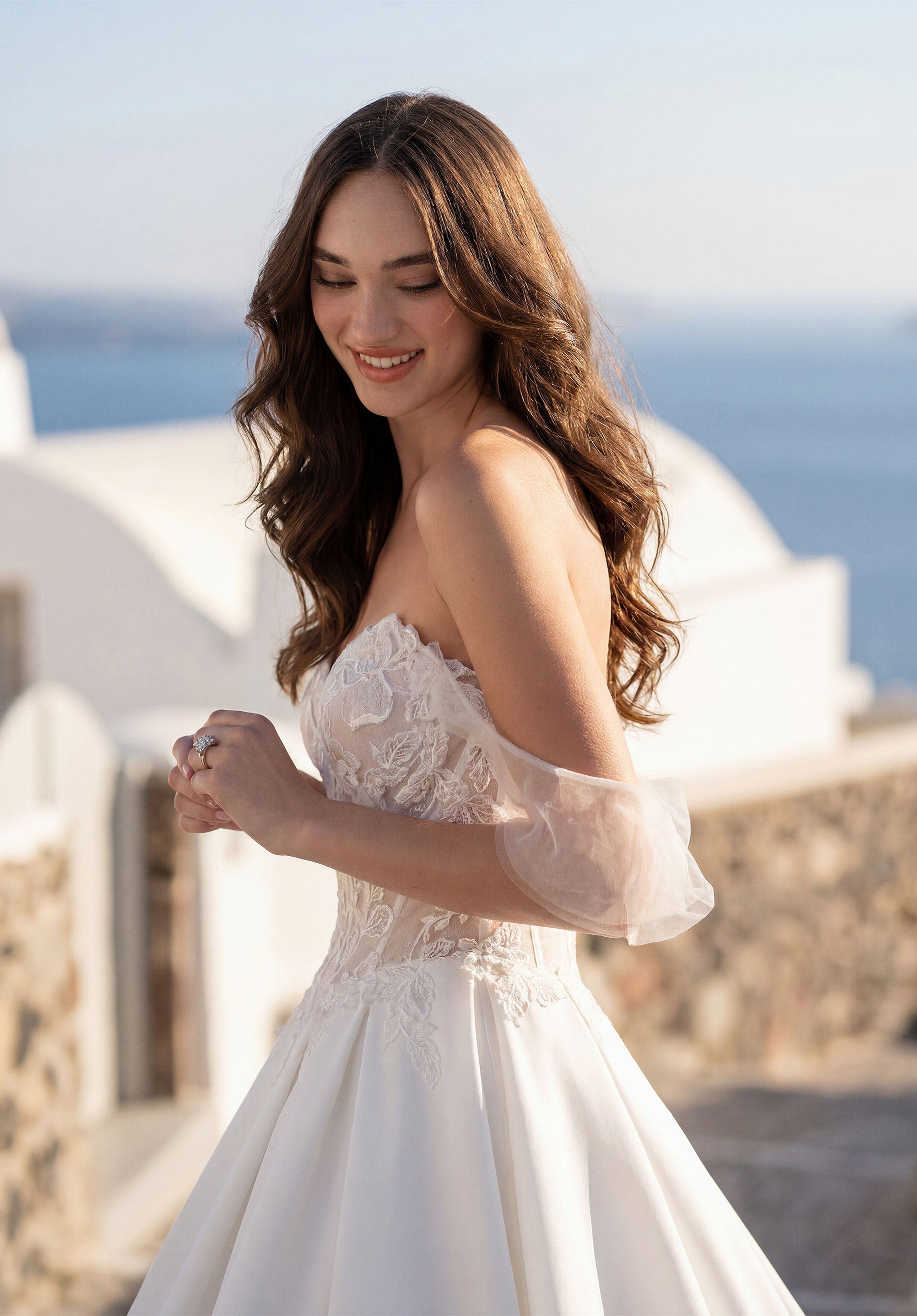 morilee-tahlene-brautkleid-satin-box-pleated-mit-abnehmbaren-rmeln image 3