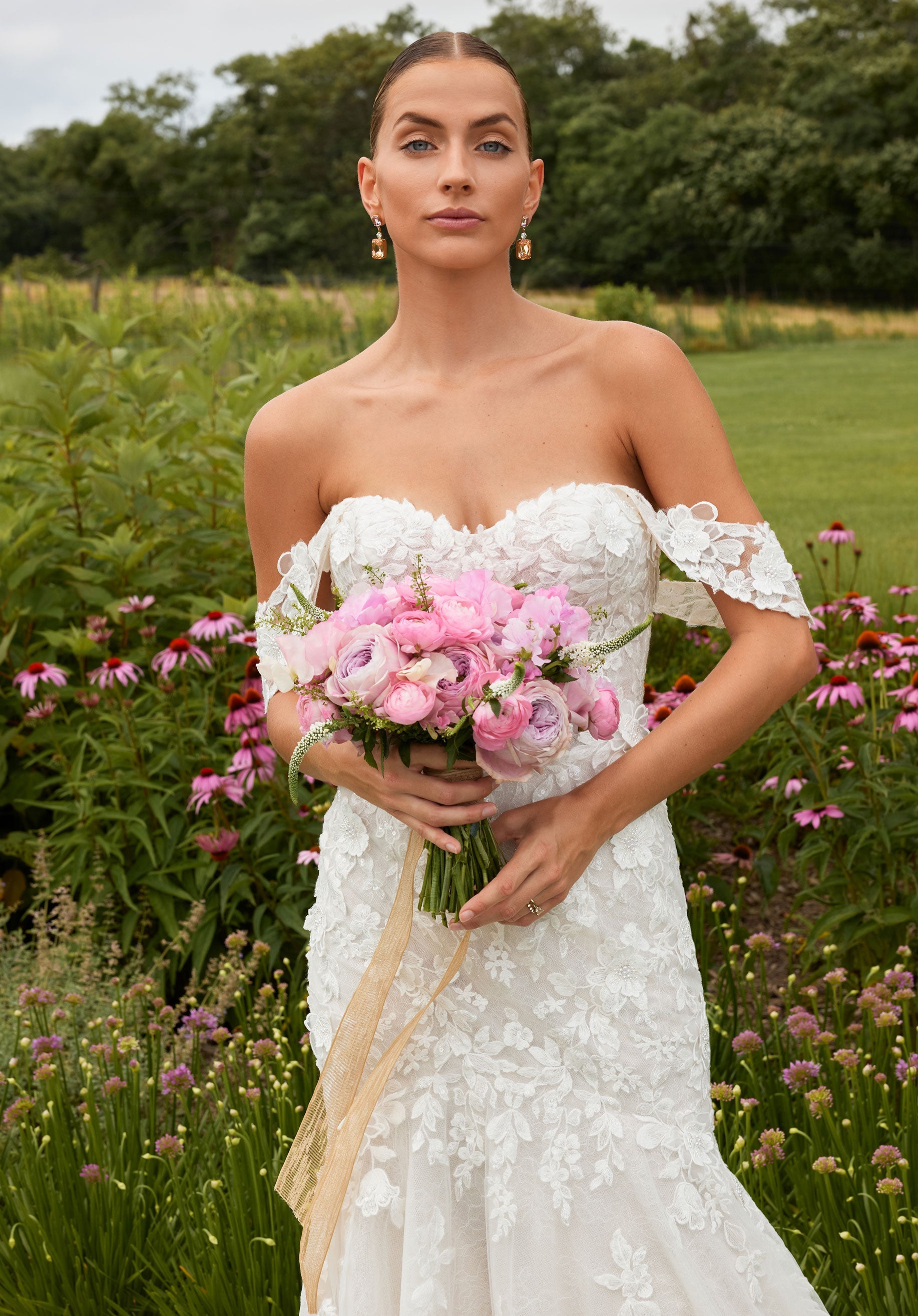 morilee-sylvie-brautkleid-fit-and-flare-mit-corsage-und-rmeln image 5
