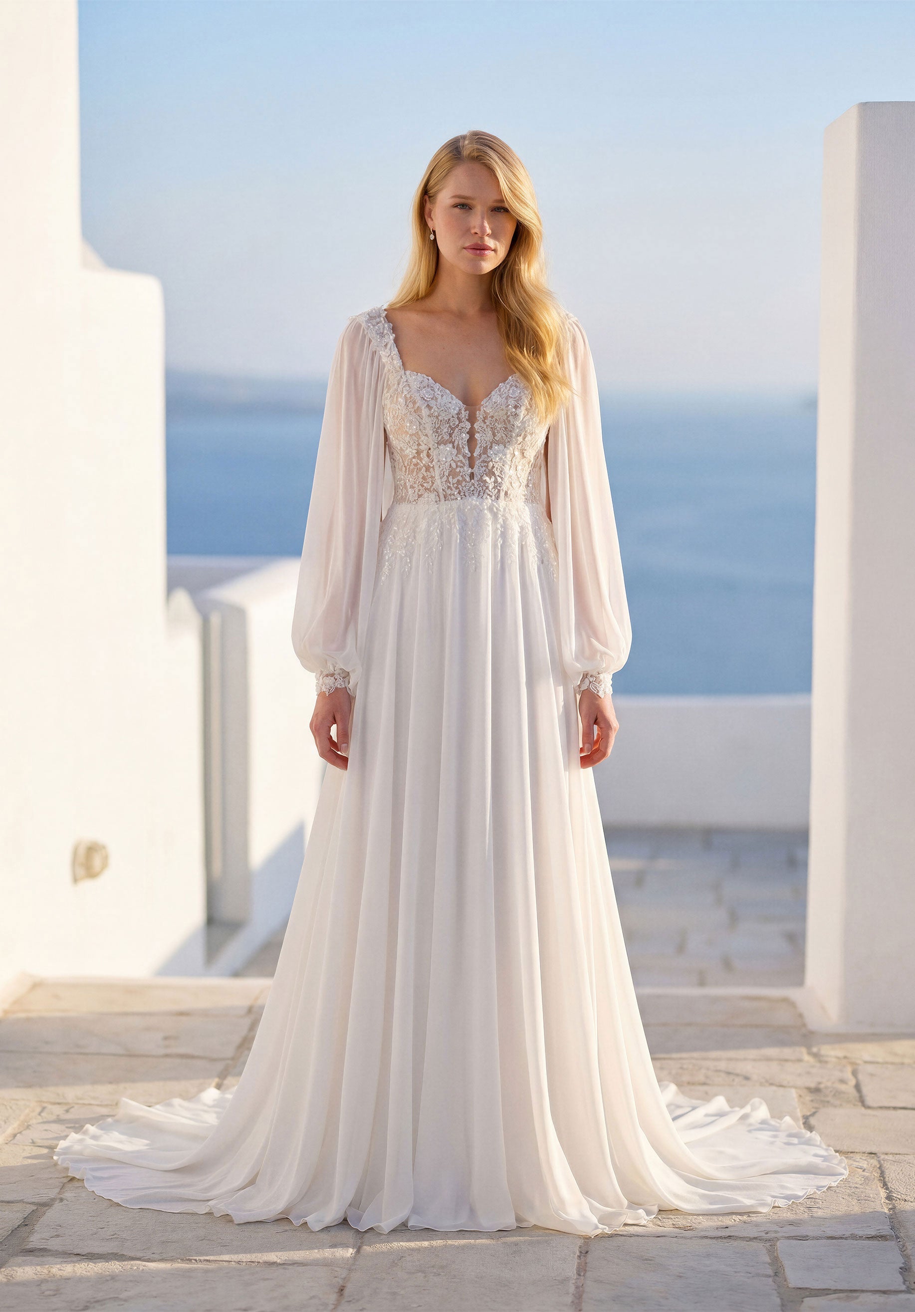 morilee-th-line-chiffon-a-linien-brautkleid image 1