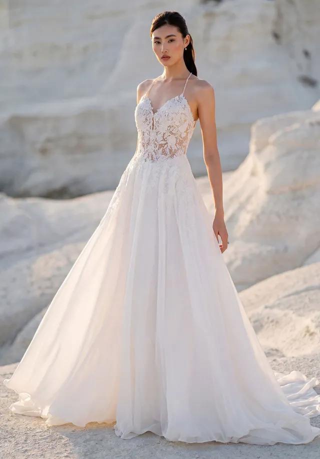 morilee-tilda-brautkleid-a-linie-perlen-neckholder image 1