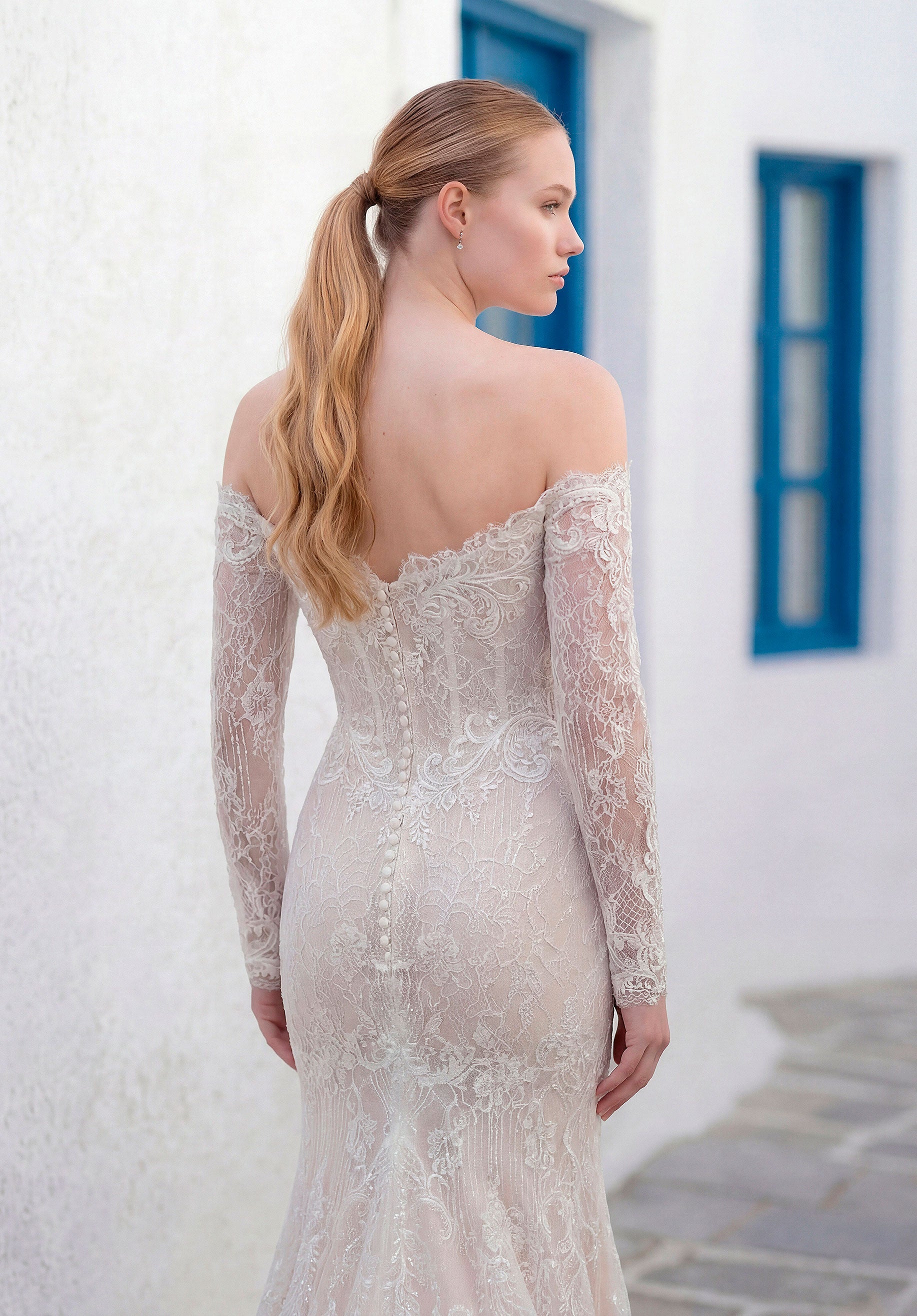 morilee-tania-brautkleid-fit-and-flare-mit-off-shoulder-langarm image 4