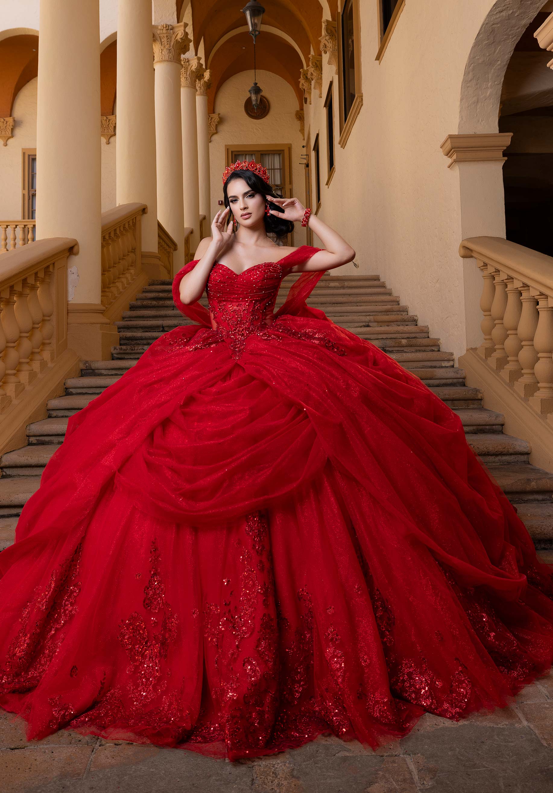 morilee-bailey-quincea-era-ballkleid-glitzer-t-ll image 5