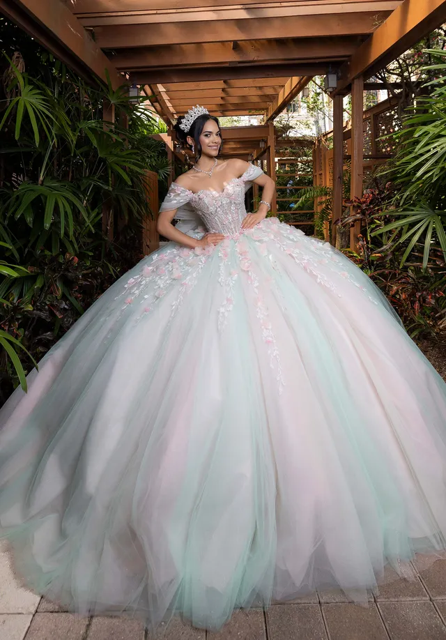 morilee-blake-quincea-era-ballkleid-mit-korsett-und-3d-bl-ten image 1
