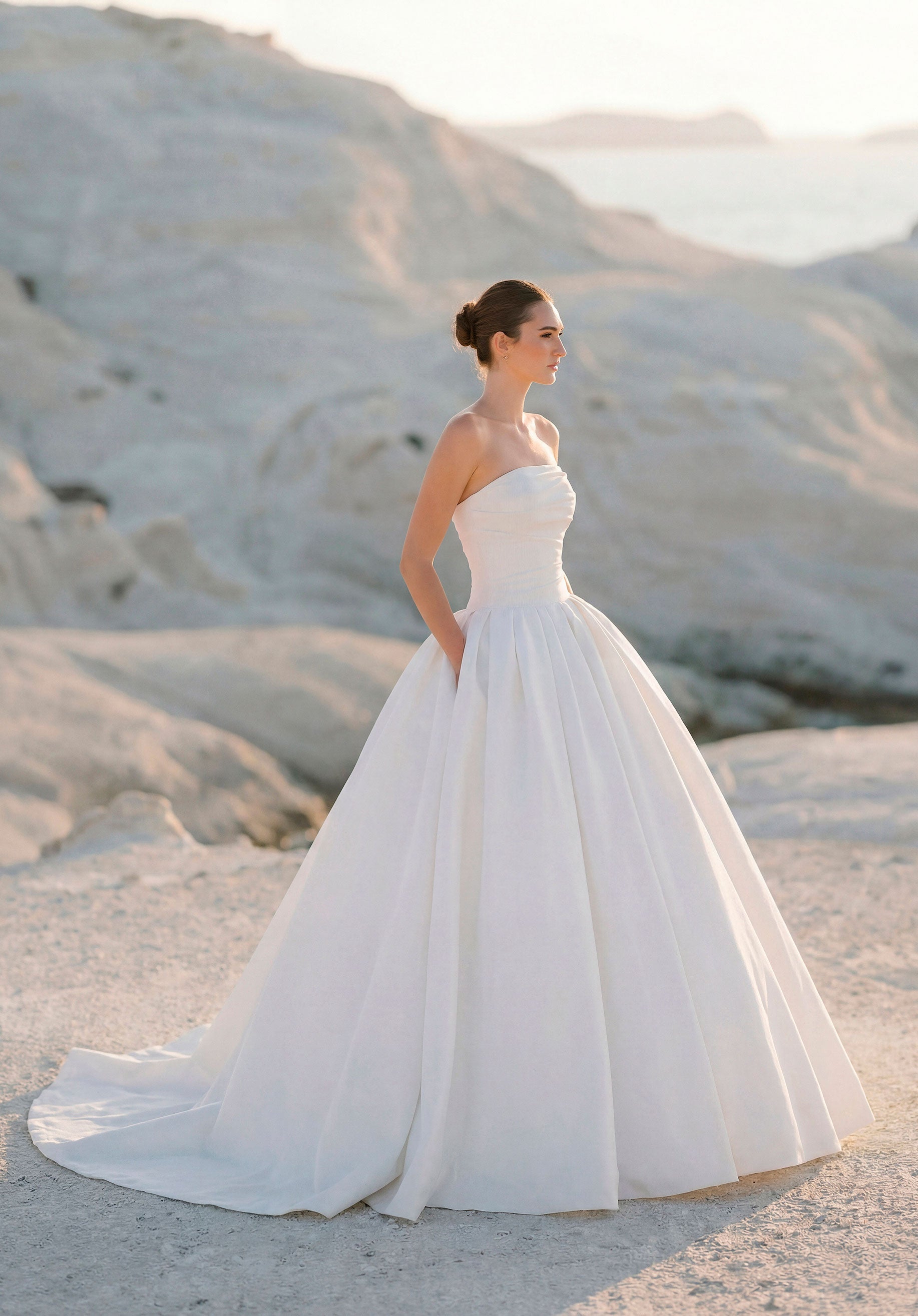 morilee-tesora-brautkleid-tr-gerloses-faille-ballkleid-mit-dropped-waist image 3
