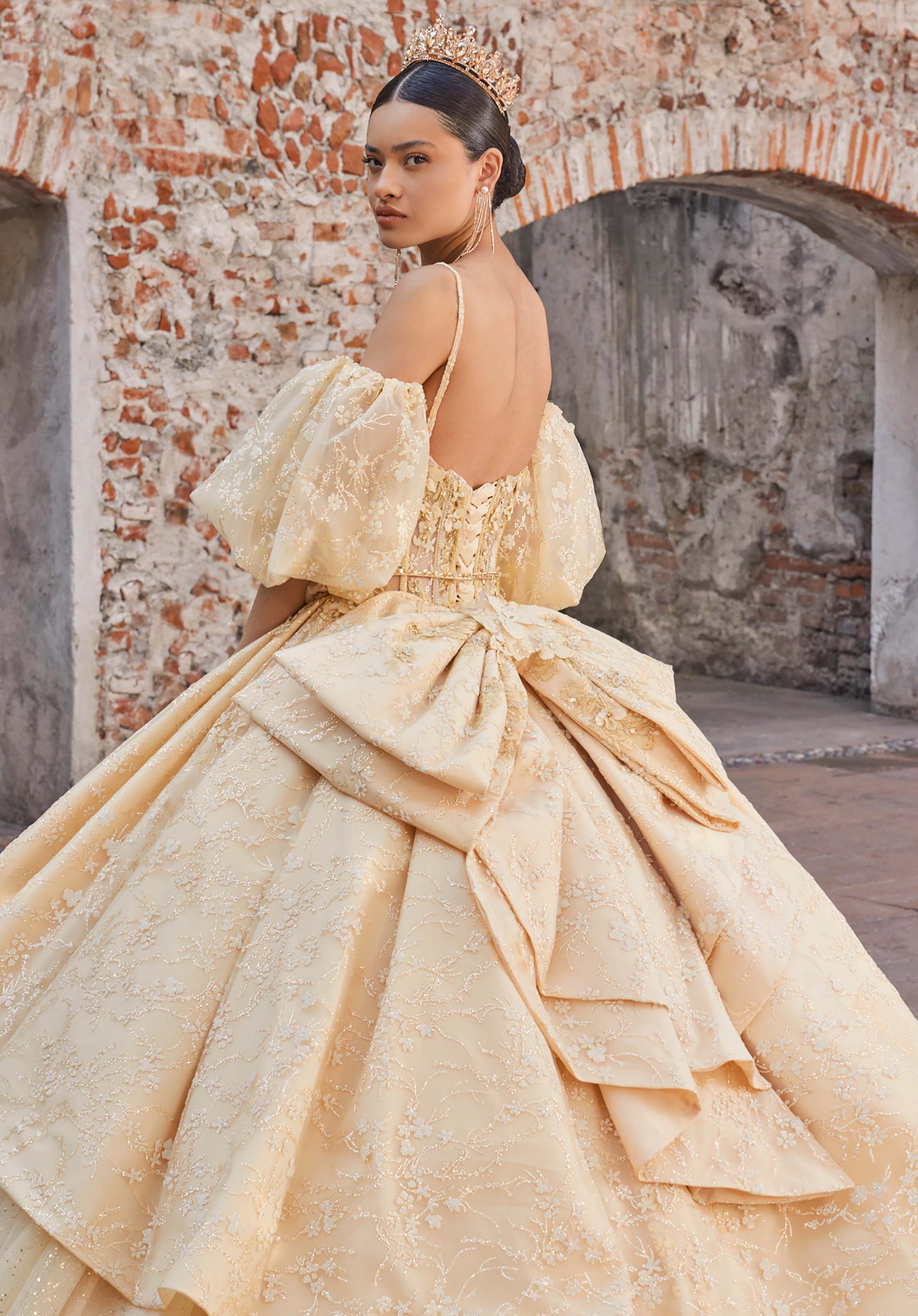 morilee-vizcaya-audrey-quincea-era-kleid-mit-korsett-und-ballon-rmeln image 5