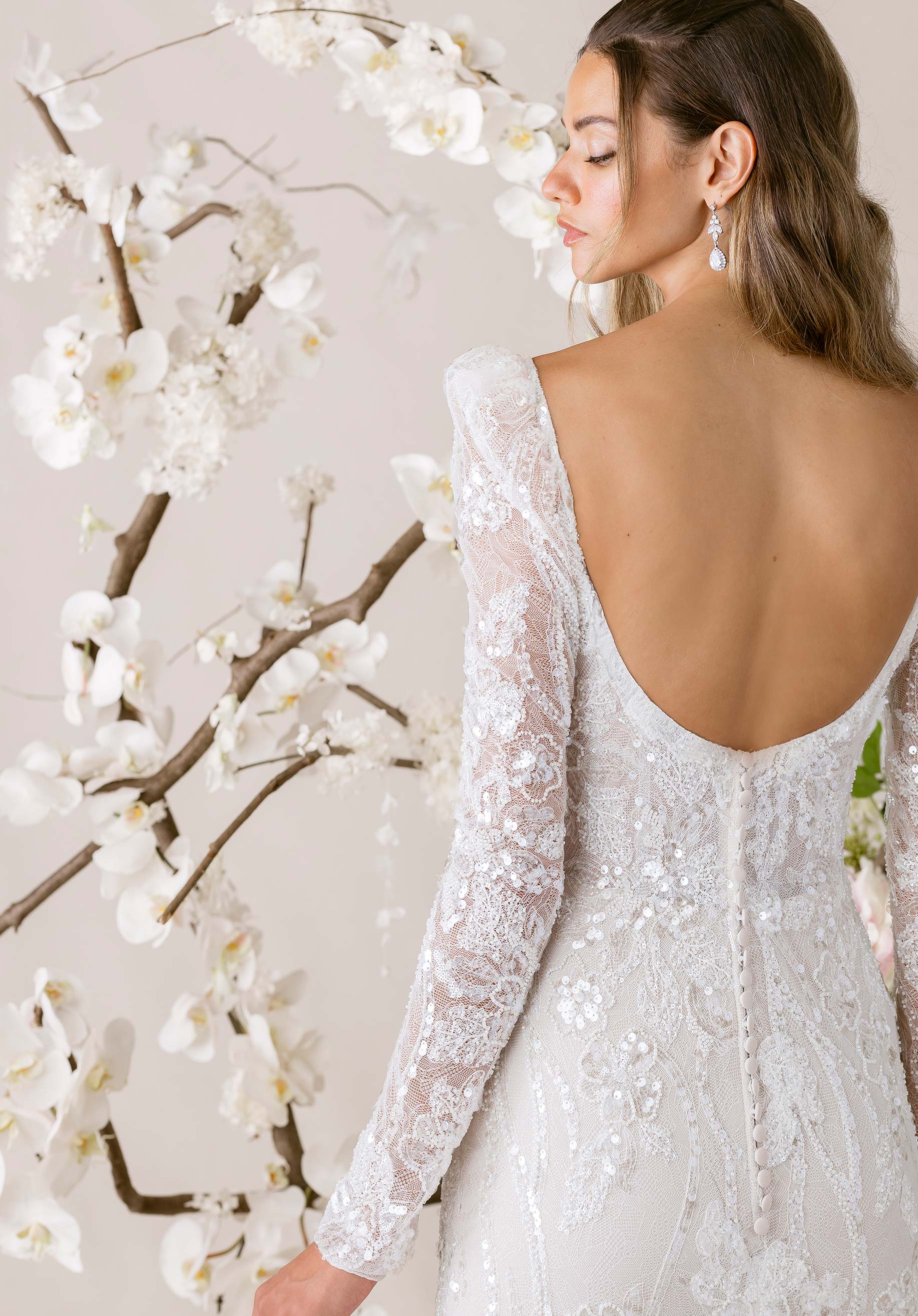 morilee-prima-brautkleid-t-ll-langarm-mit-puff-rmeln-und-cat-eye-ausschnitt image 5