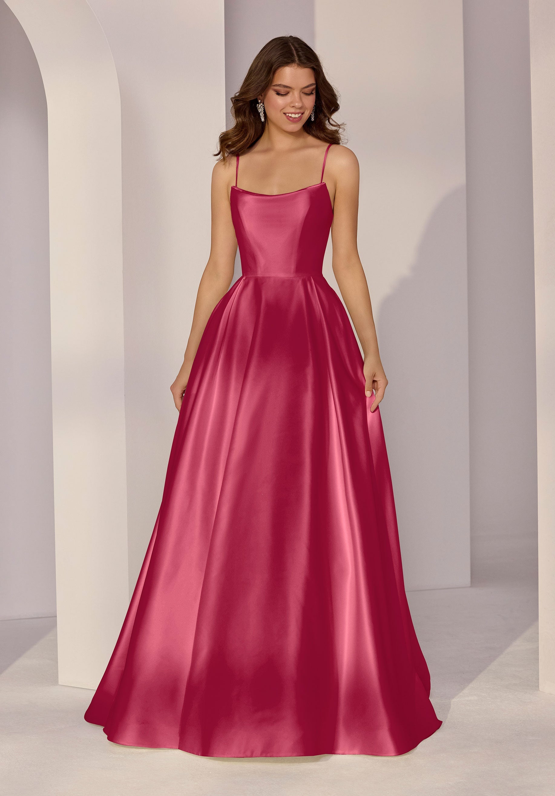morilee-lamour-satin-partykleid-mit-taschen image 4