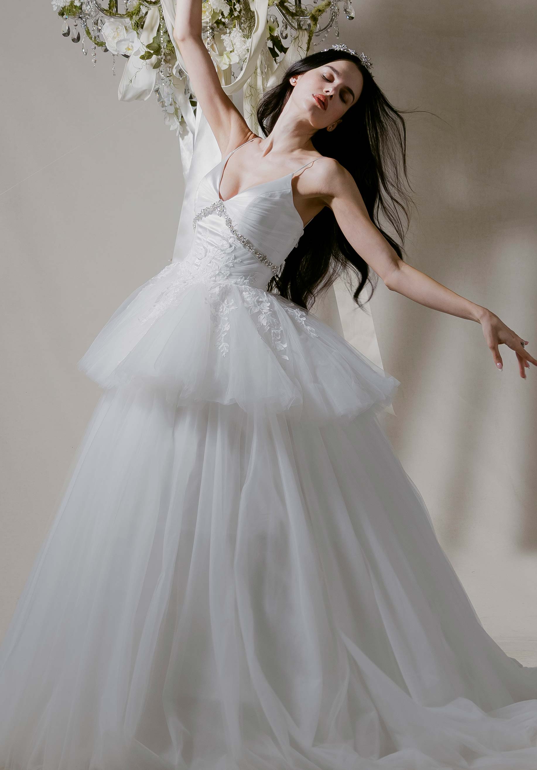 morilee-black-label-joli-brautkleid-tutu-mit-berrock image 1