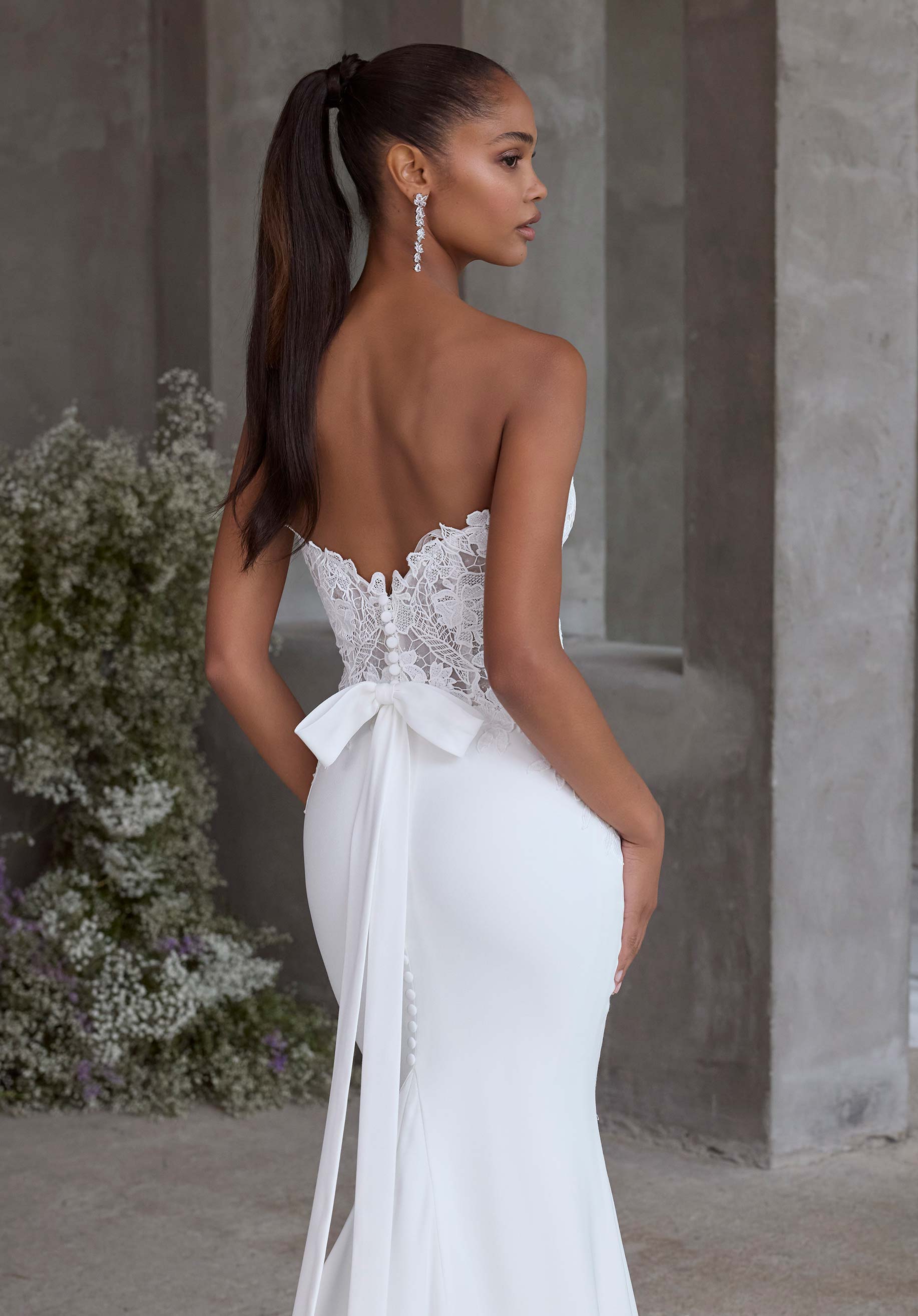 morilee-aine-brautkleid-fit-flare-mit-t-ll-rmeln-und-schleife image 4