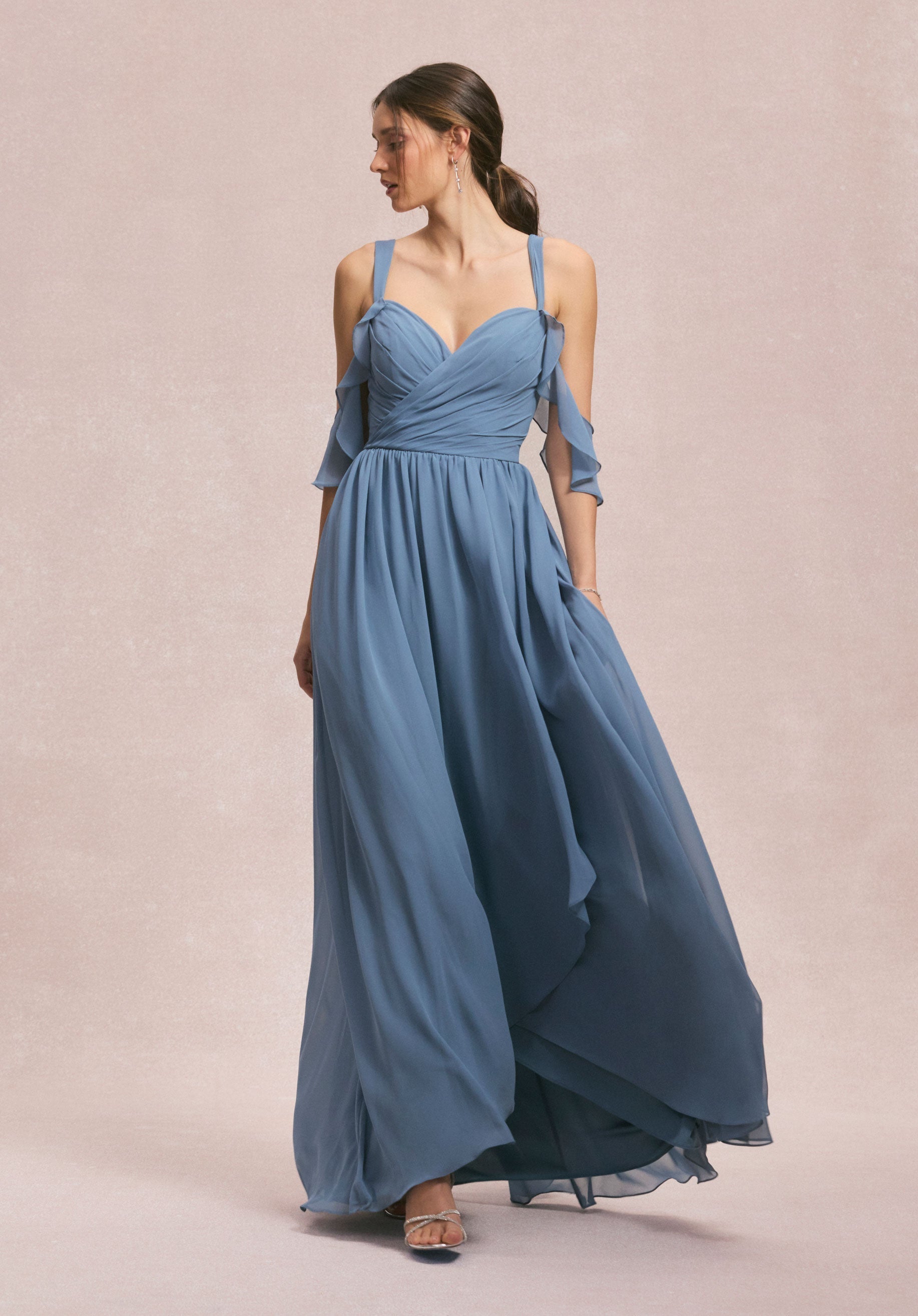 morilee-criss-cross-drapiertes-sweetheart-chiffon-brautjungfernkleid image 4