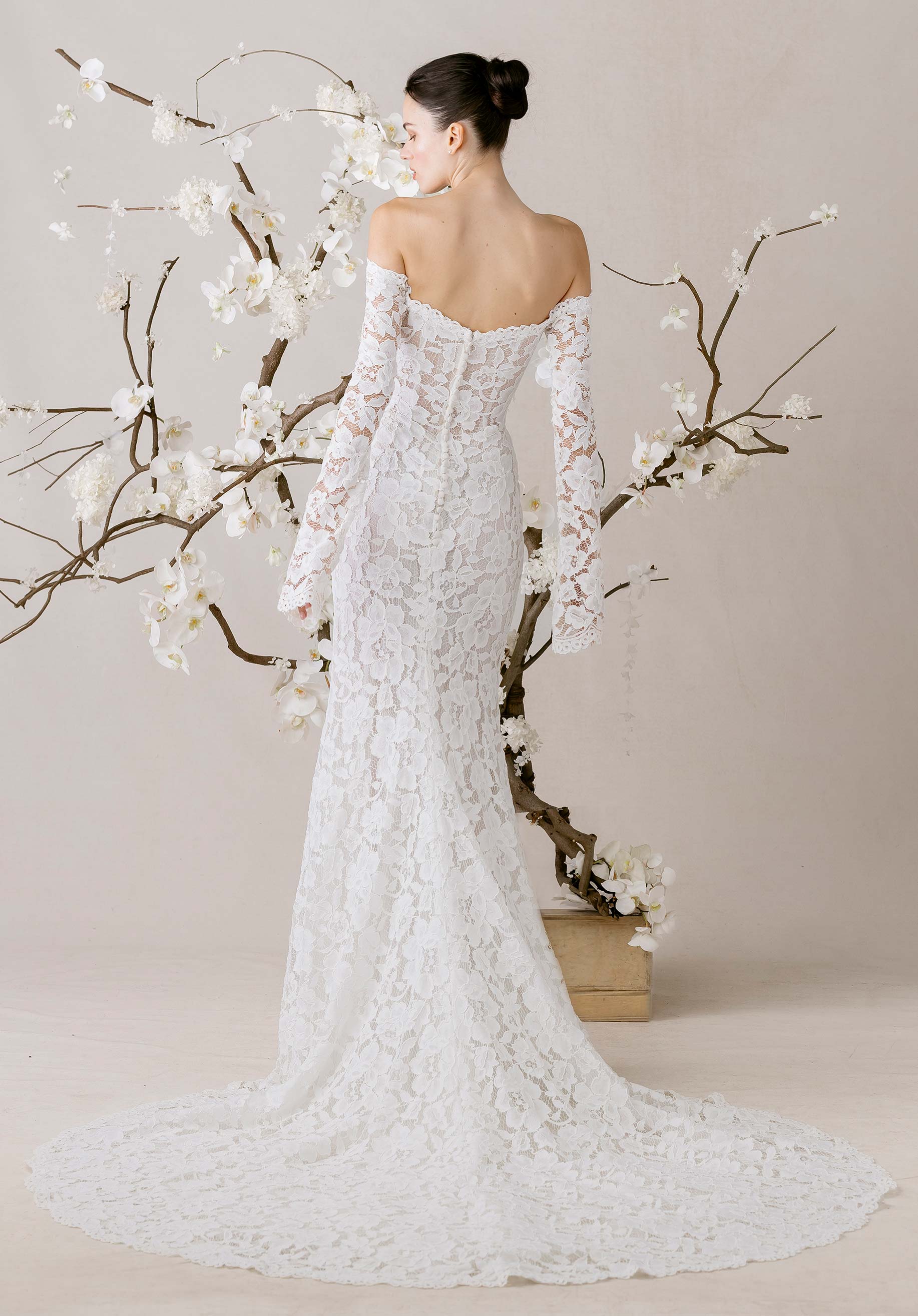 morilee-posy-brautkleid-mermaid-mit-langarm-und-peony-spitze image 7