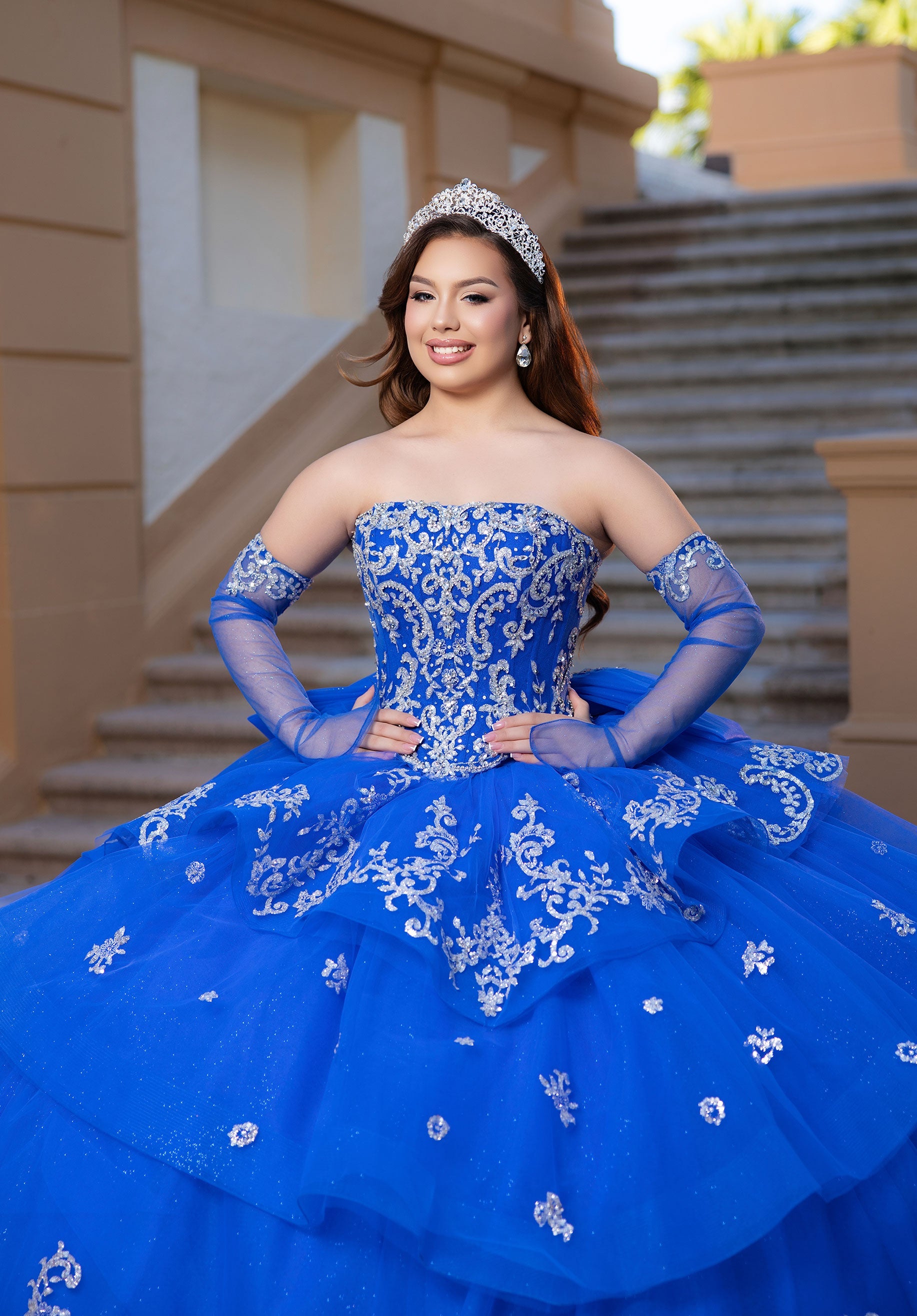 morilee-vizcaya-carina-quincea-era-kleid-3-teilig-glitzer-t-ll-mit-korsett image 2