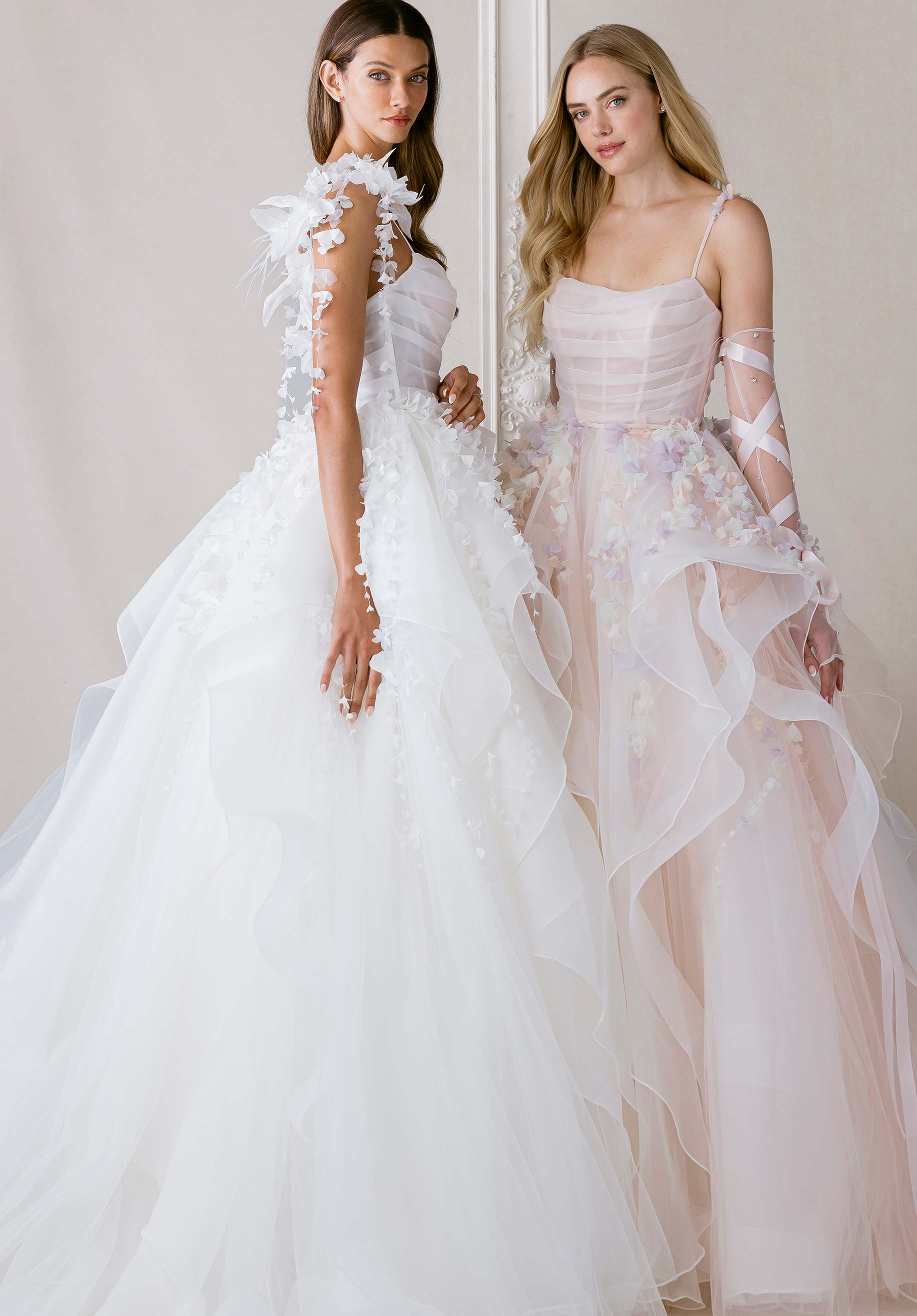 morilee-huda-brautkleid-organza-ballkleid-3d-blumen image 4
