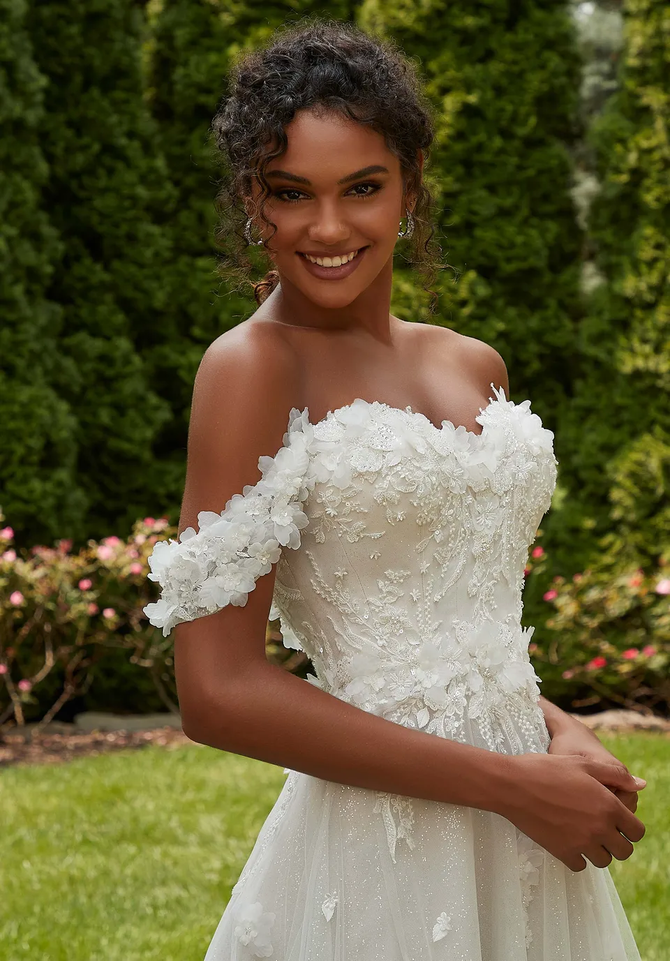 morilee-3d-applikation-t-ll-rmel-f-r-brautkleid image 1