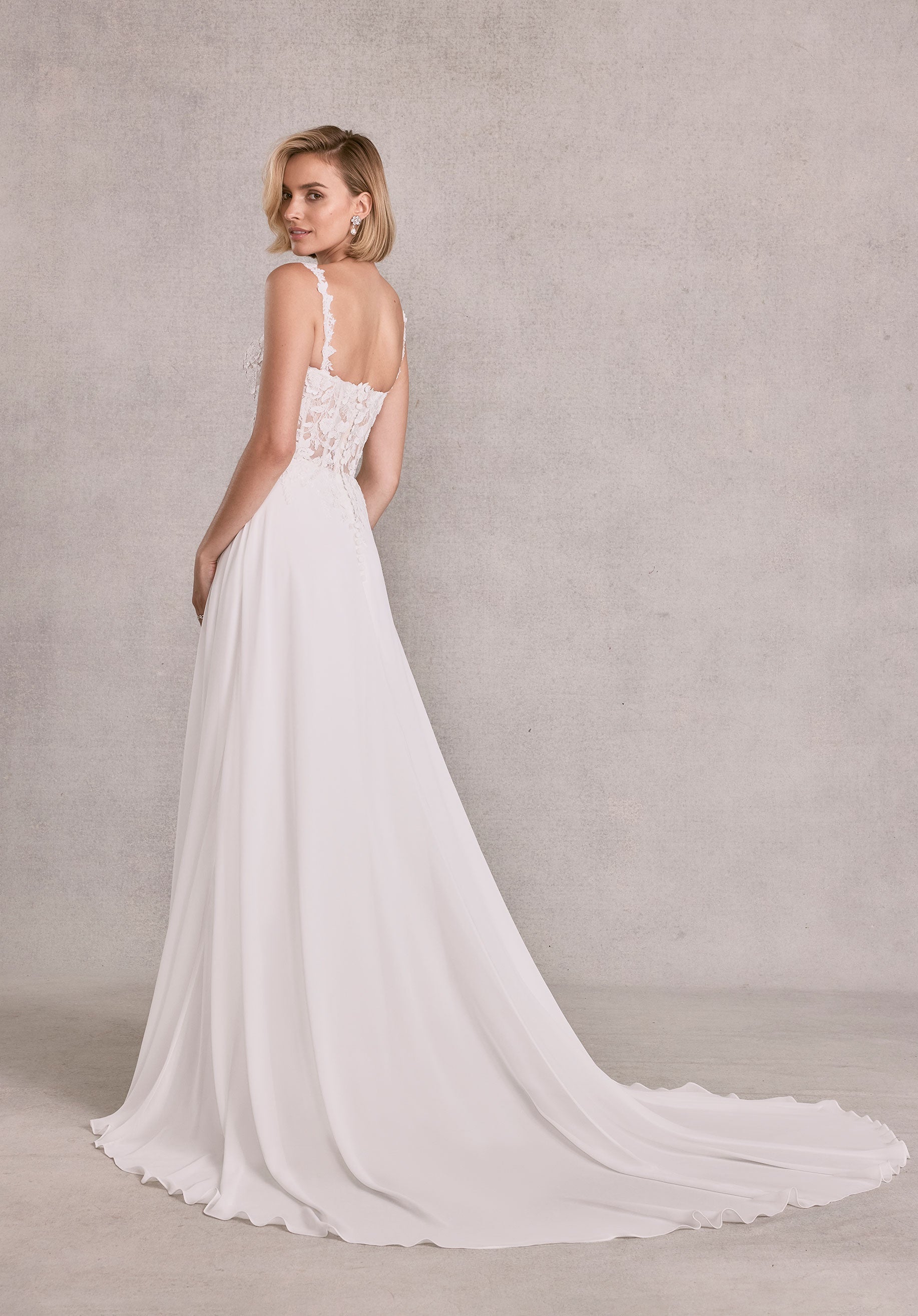 morilee-senna-brautkleid-a-linie-aus-wildflower-kollektion-florale-spitze-chiffo image 7