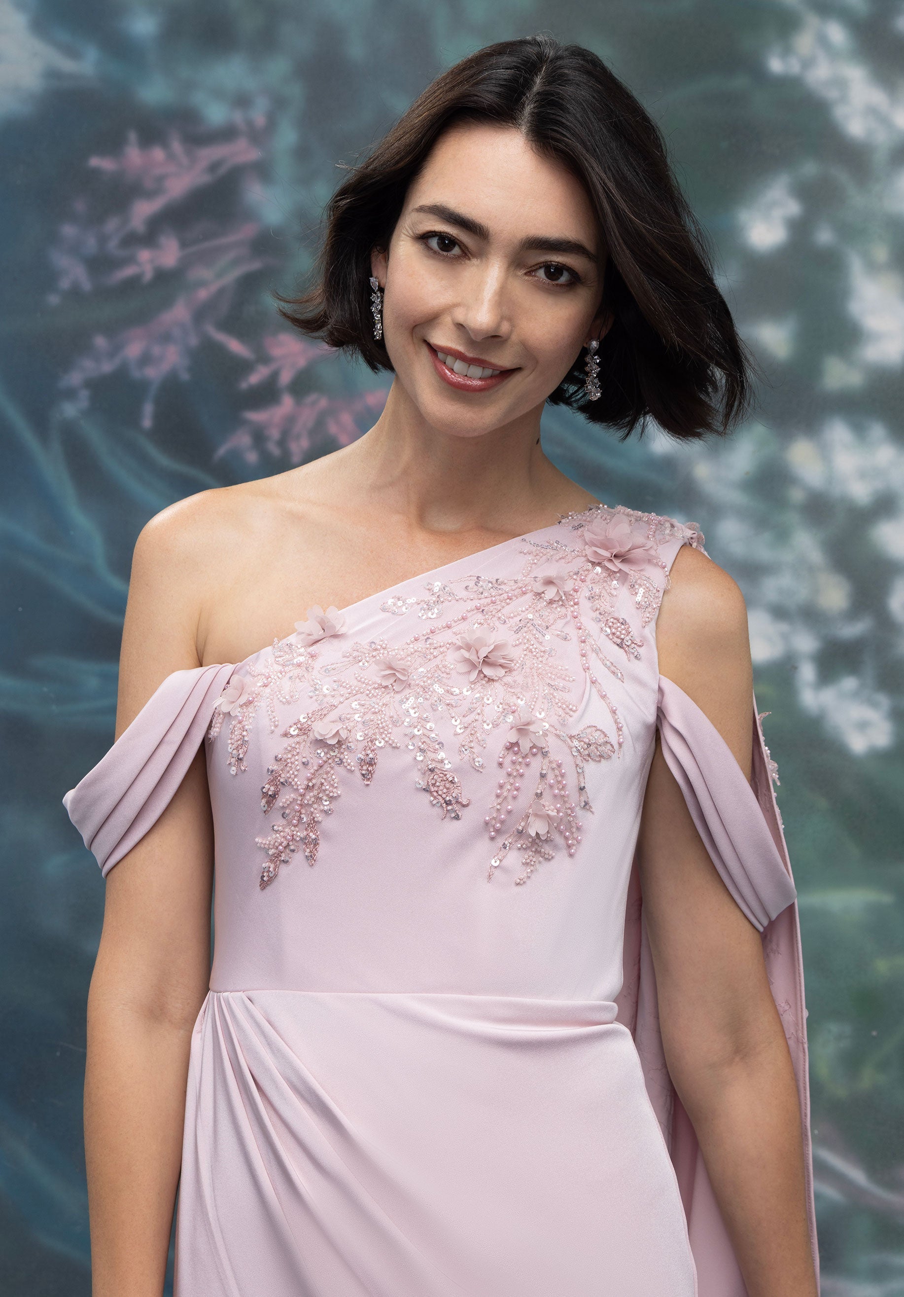 morilee-one-shoulder-abendkleid-crepe-mit-drapierung-und-3d-blumen image 4