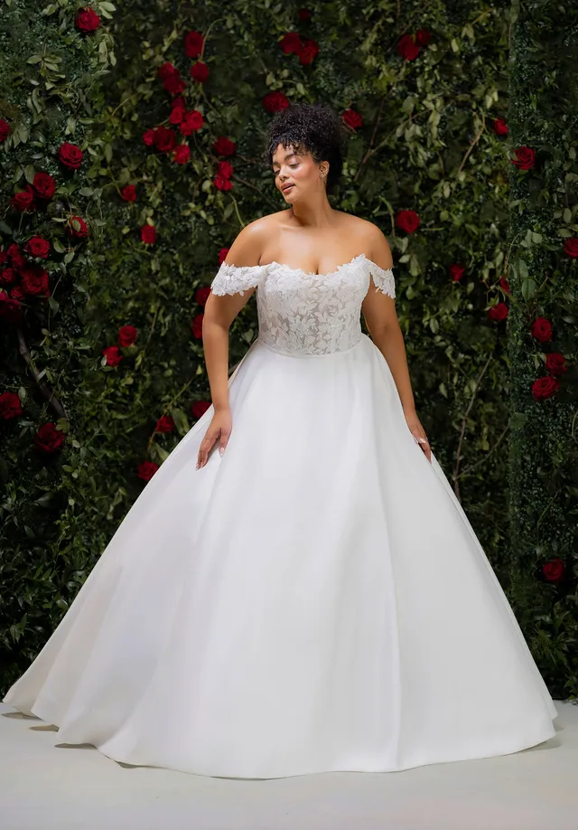 morilee-tendresse-brautkleid-a-linie-satin-mit-abnehmbaren-rmeln image 1