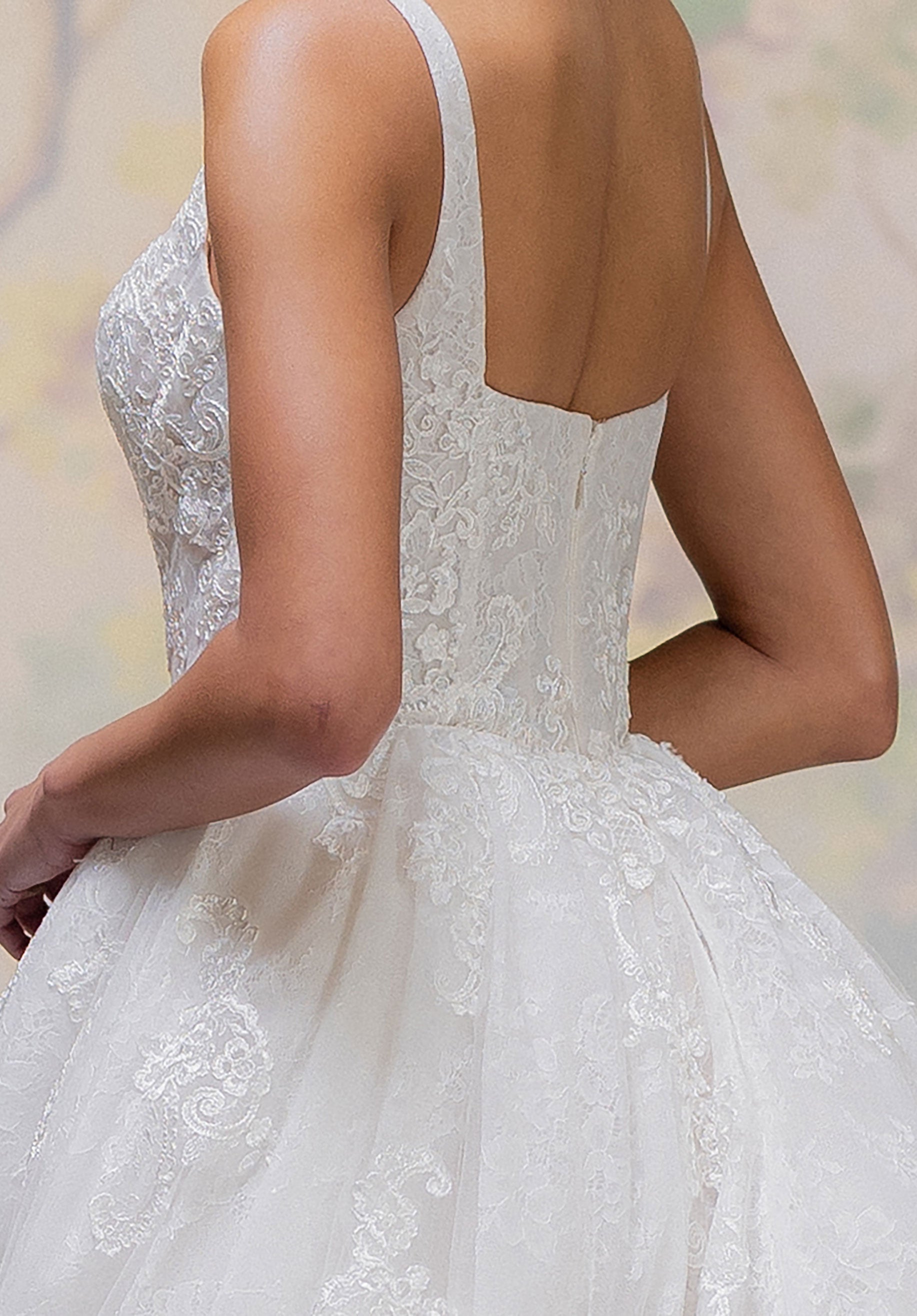 morilee-talis-brautkleid-ballgown-mit-chantilly-spitze image 6
