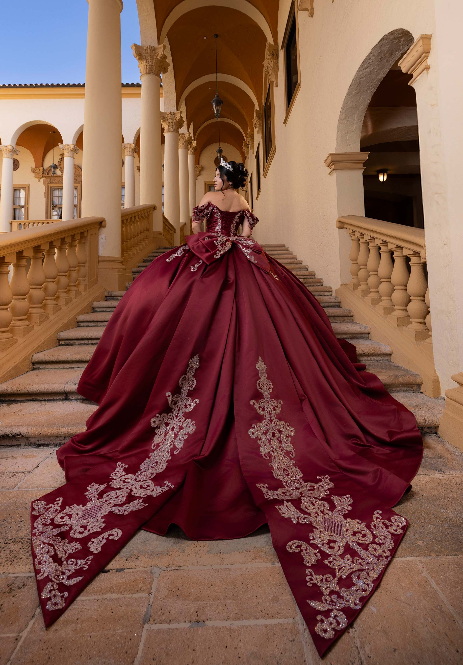 morilee-vizcaya-bree-quincea-era-kleid-satin-ballkleid-mit-schleife image 5