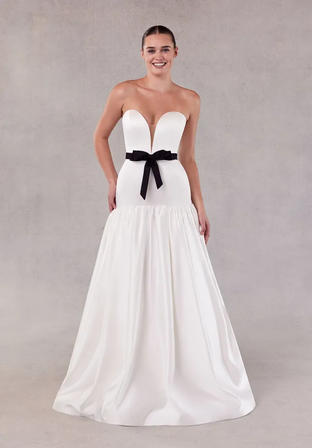 morilee-simone-brautkleid-ballgown-mit-schleife image 1