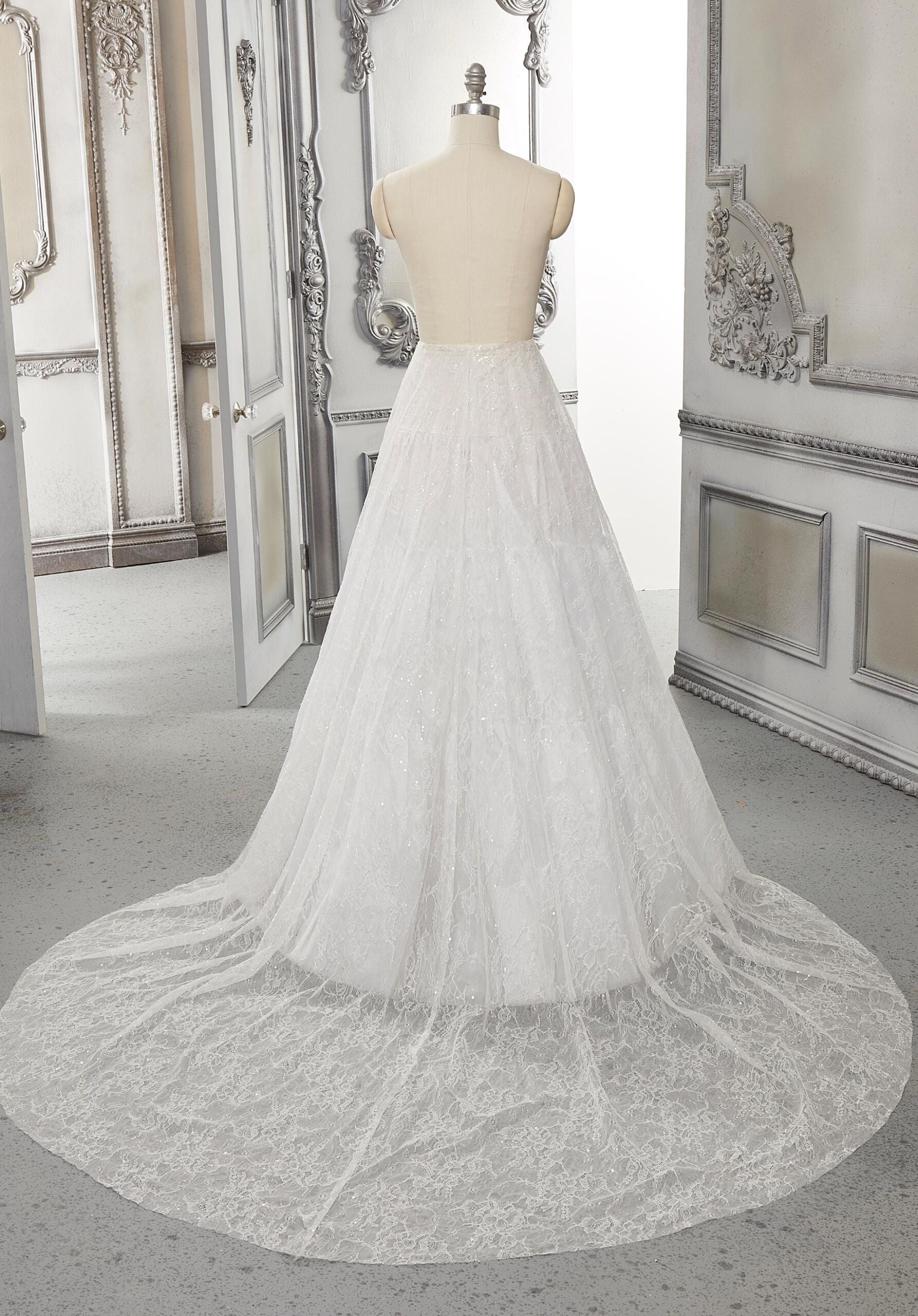 morilee-sequined-chantilly-lace-unterrock image 2