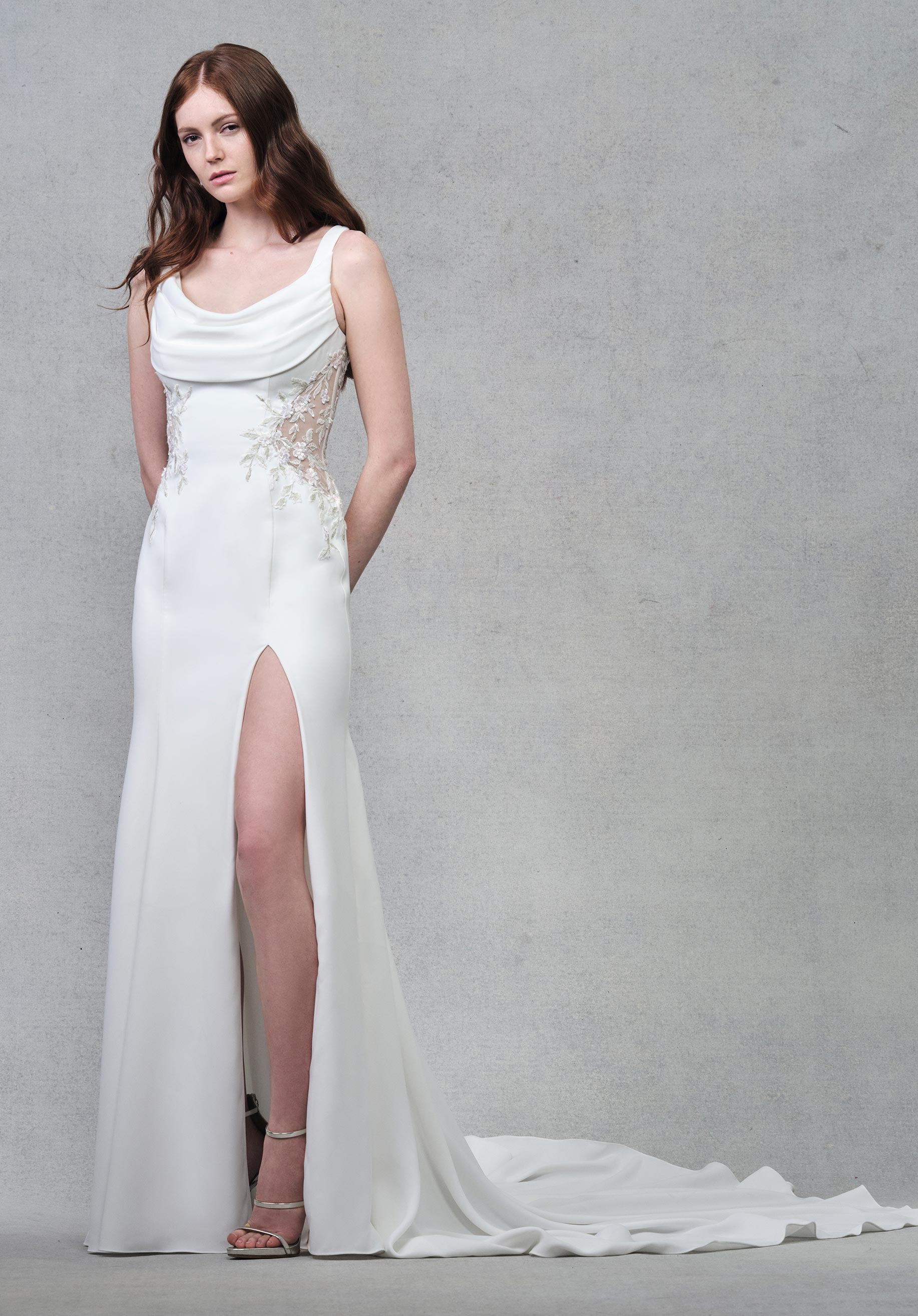 morilee-seratte-brautkleid-fit-flare-mit-cowl-ausschnitt image 3