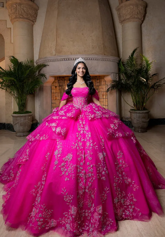 morilee-bea-quincea-era-ballkleid-glitzer-t-ll image 1