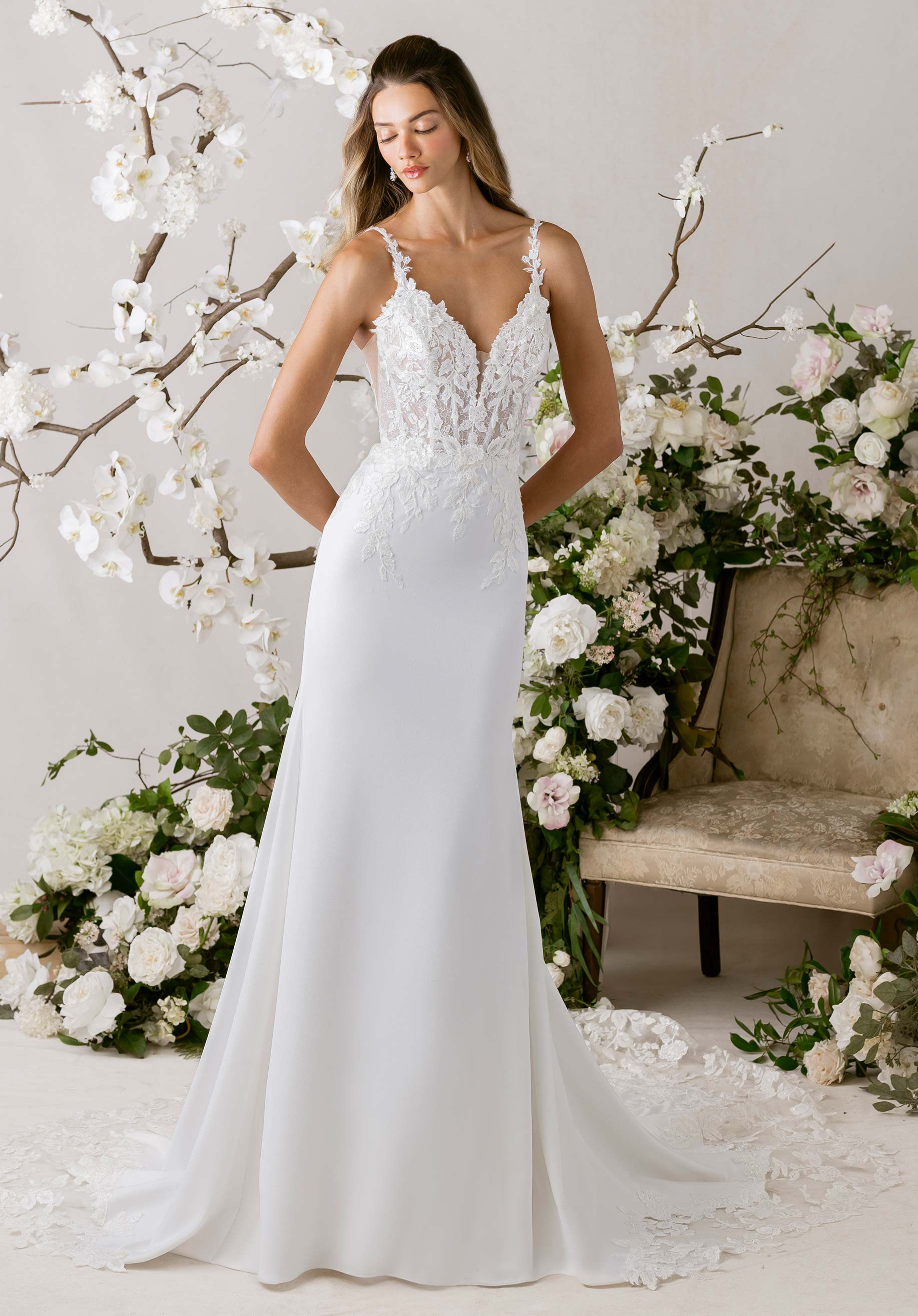 morilee-arabesque-brautkleid-mermaid-aus-crepe-mit-rmeln image 3