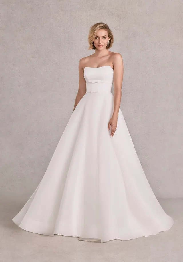 morilee-sammie-brautkleid-wildflower-satin-ballkleid-mit-t-llrock image 1