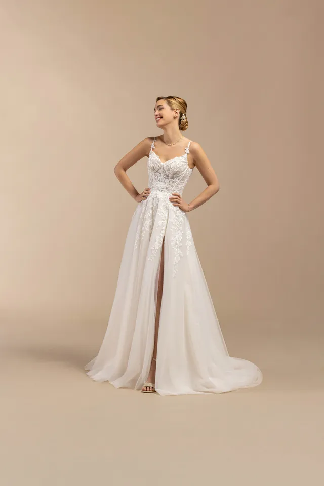 eglantine-bermudes-brautkleid-ivoire-ros-wei-gr-34-74 image 1