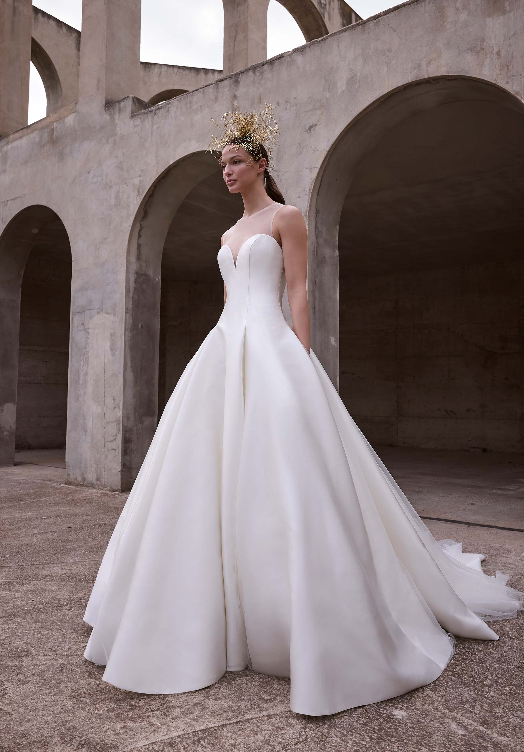 morilee-anaisa-brautkleid-mikado-ballkleid image 2