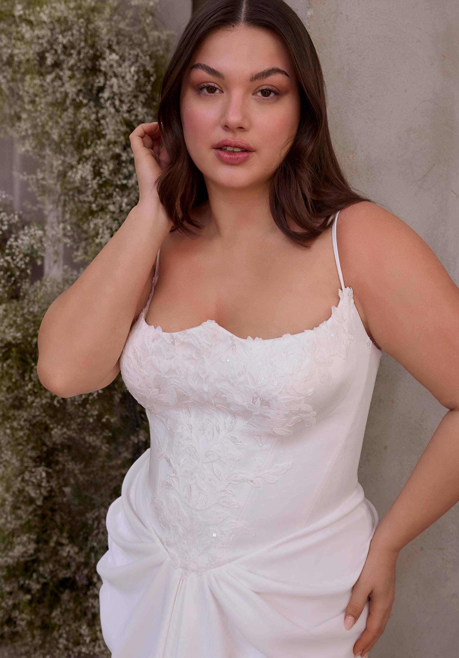 morilee-valeria-fit-and-flare-brautkleid-mit-rmeln image 2