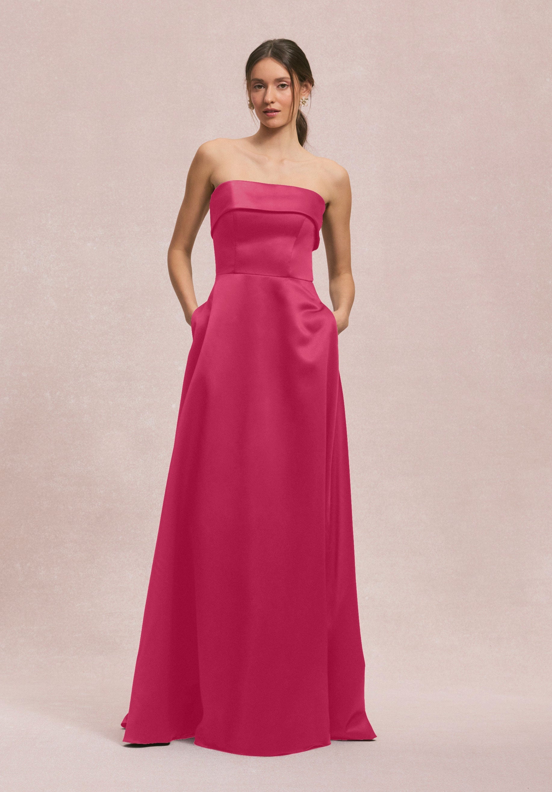 morilee-satin-a-linie-brautjungfernkleid-mit-manschetten-ausschnitt image 6