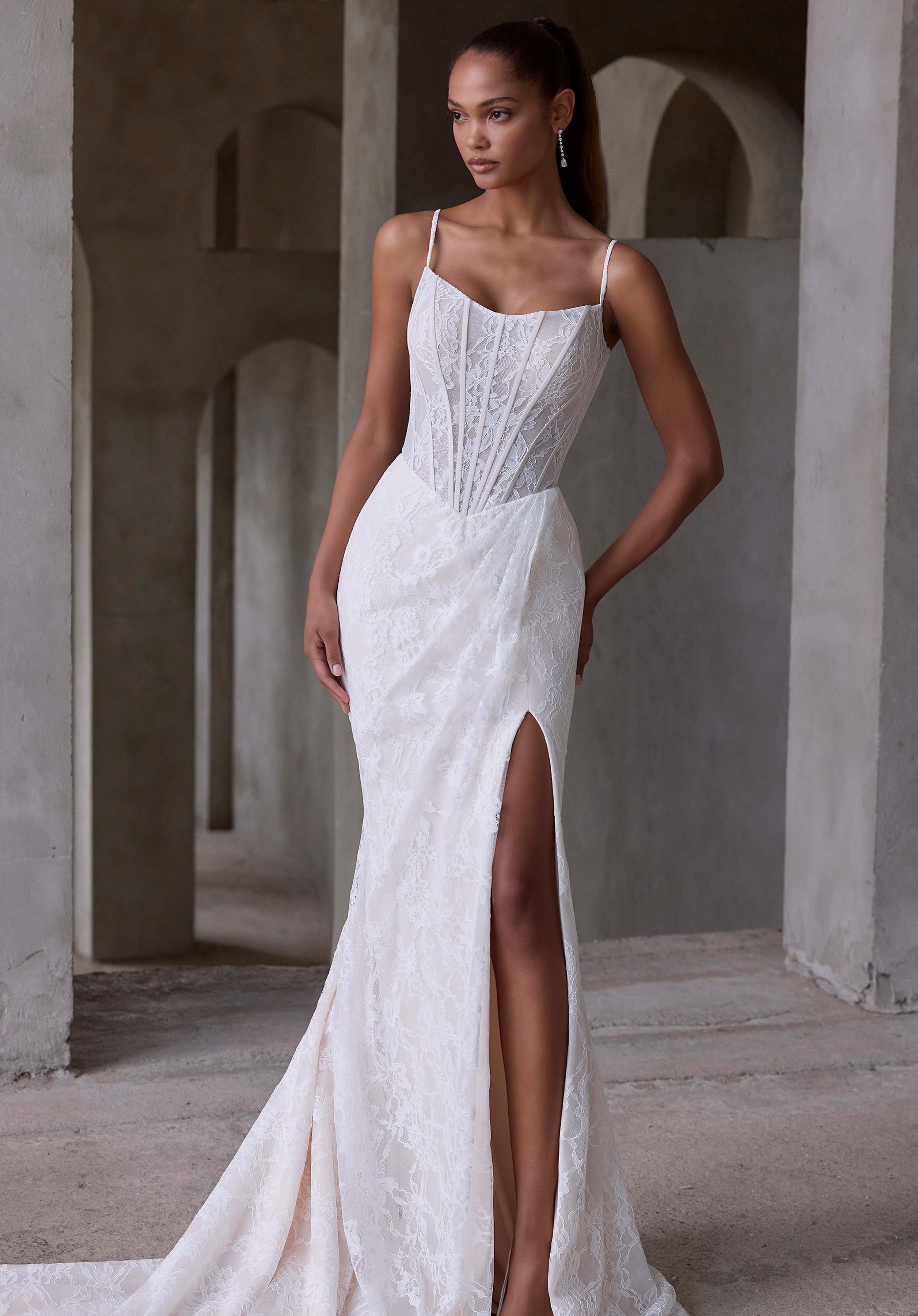 morilee-leto-brautkleid-fit-flare-glitzer-spitze image 3