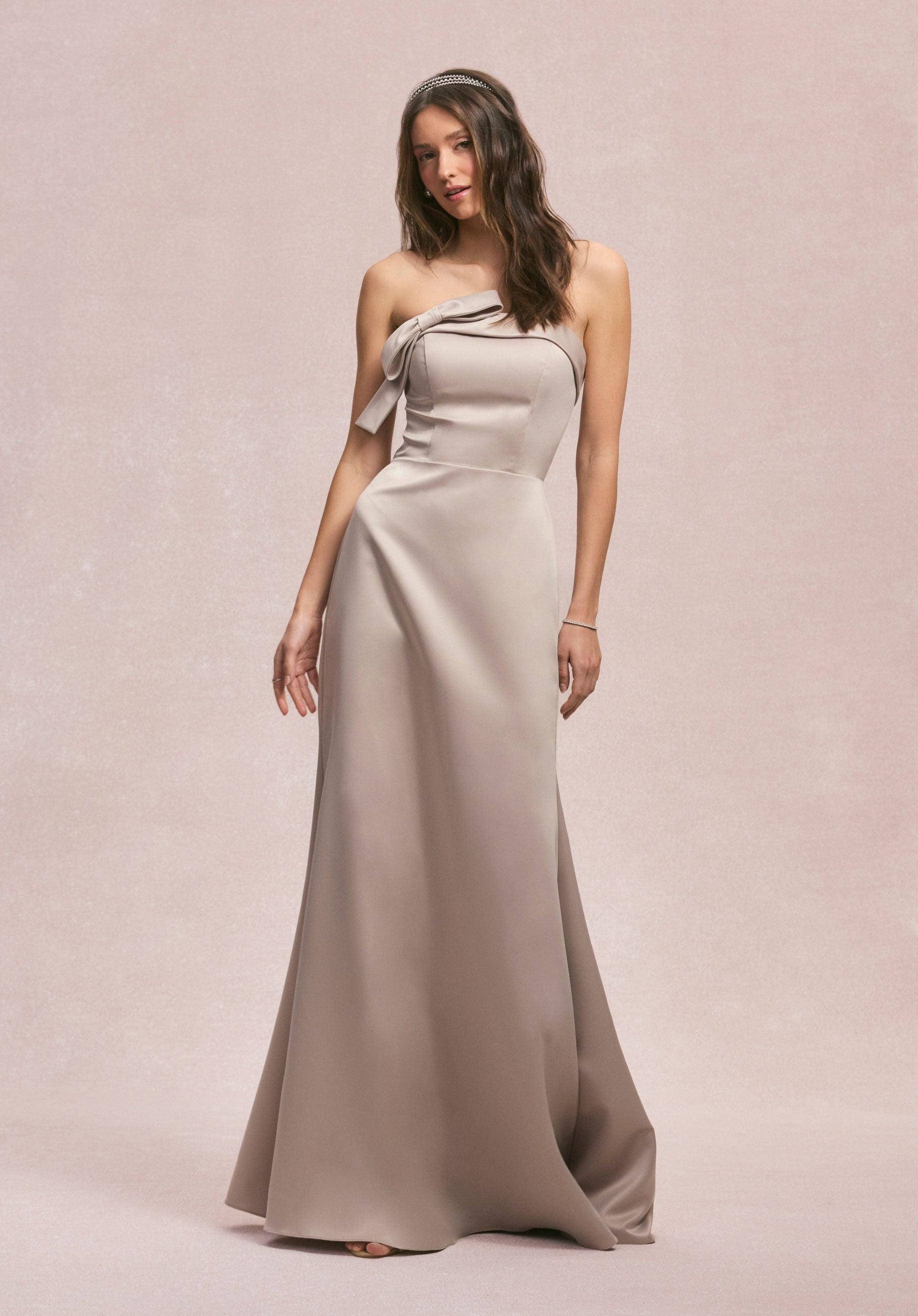 morilee-satin-brautjungfernkleid-tr-gerlos-a-linie-mit-schleife image 1