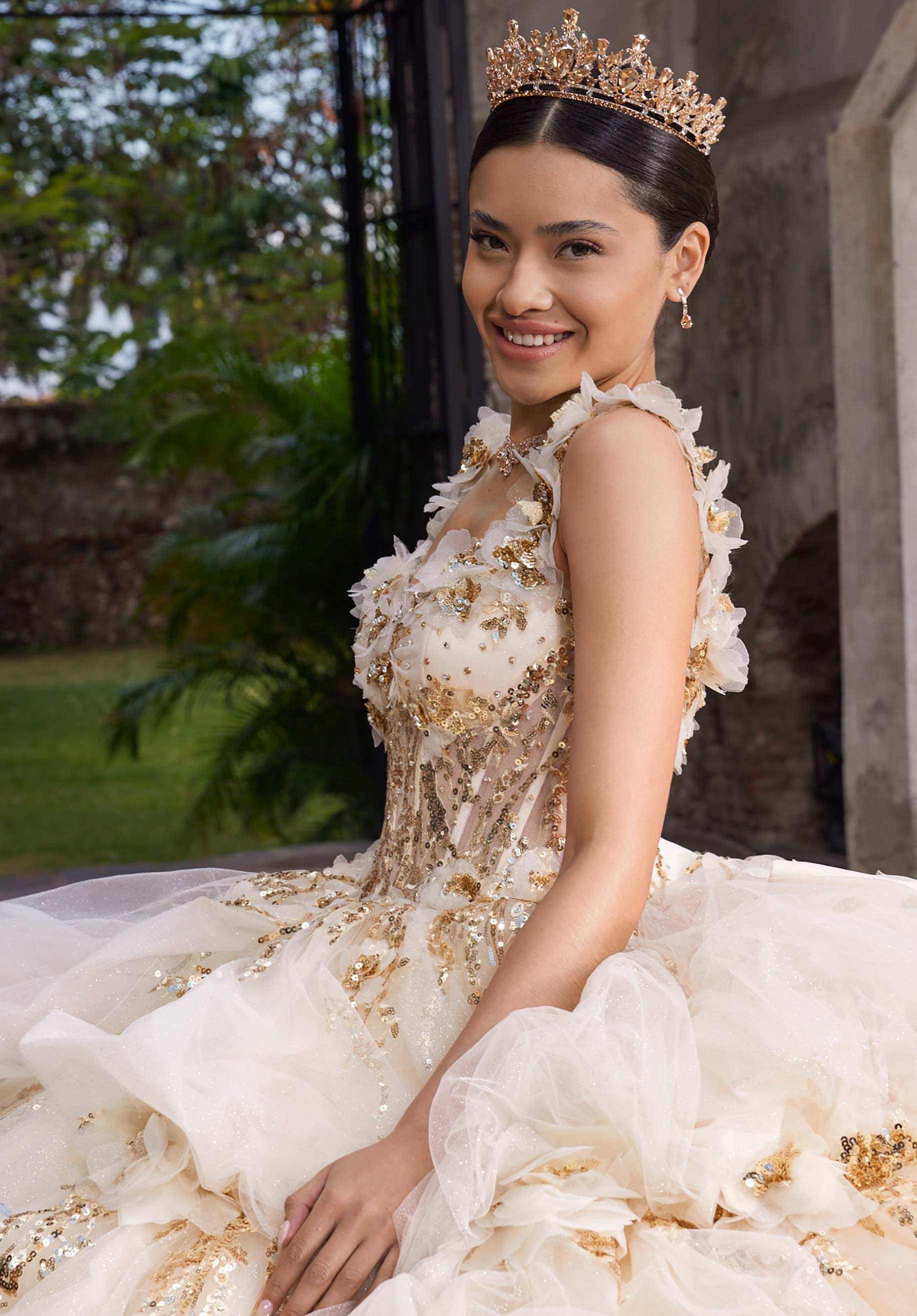 morilee-alaina-quincea-era-kleid-sweetheart-stufenrock-metallic image 5