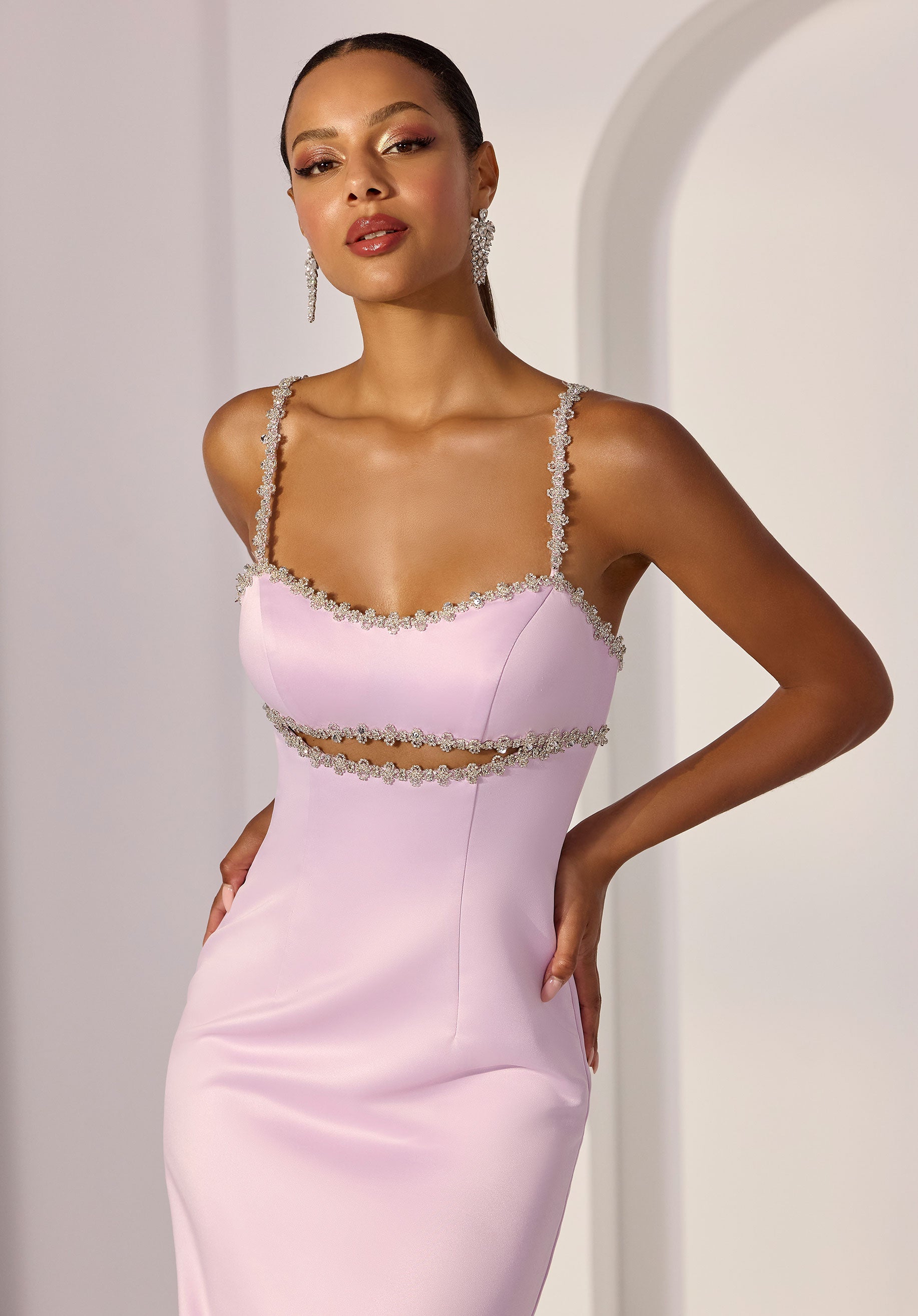 morilee-sheath-party-etui-partykleid-kristall-cut-out image 2