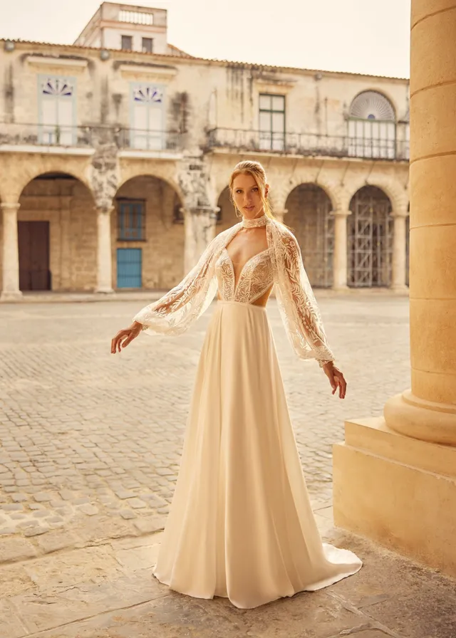 gbs-herve-paris-bridal-lanev-bolero-brautkleid-set-libre-collection image 1