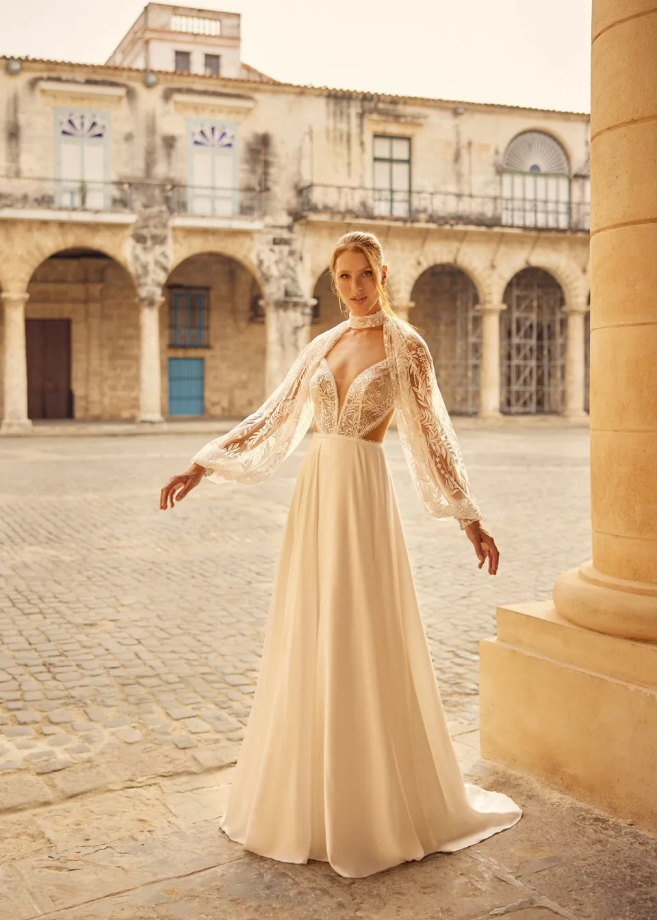 gbs-herve-paris-bridal-lanev-bolero-brautkleid-set-libre-collection image 1