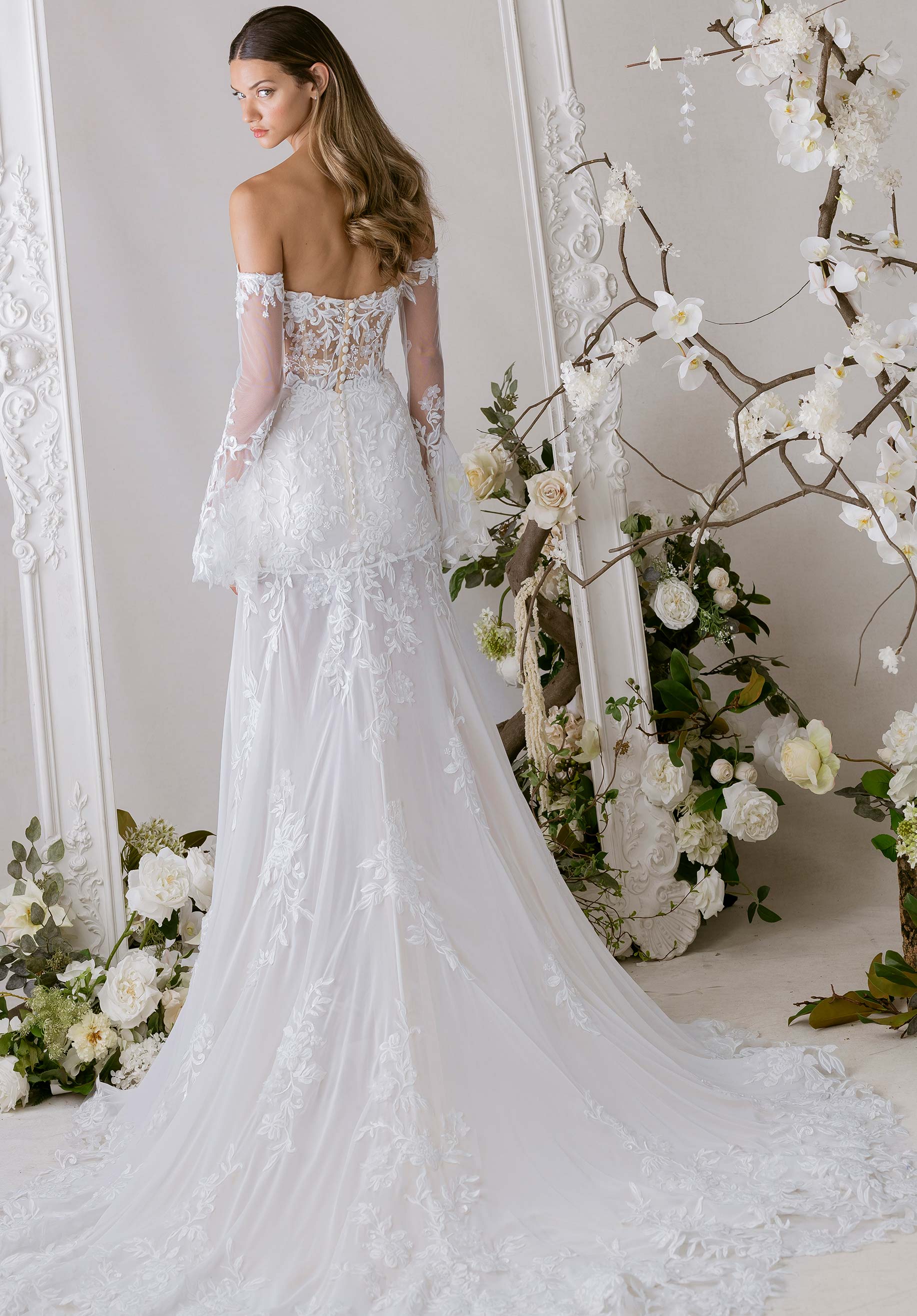 morilee-baila-brautkleid-fit-flare-mit-abnehmbaren-t-ll-rmeln image 6