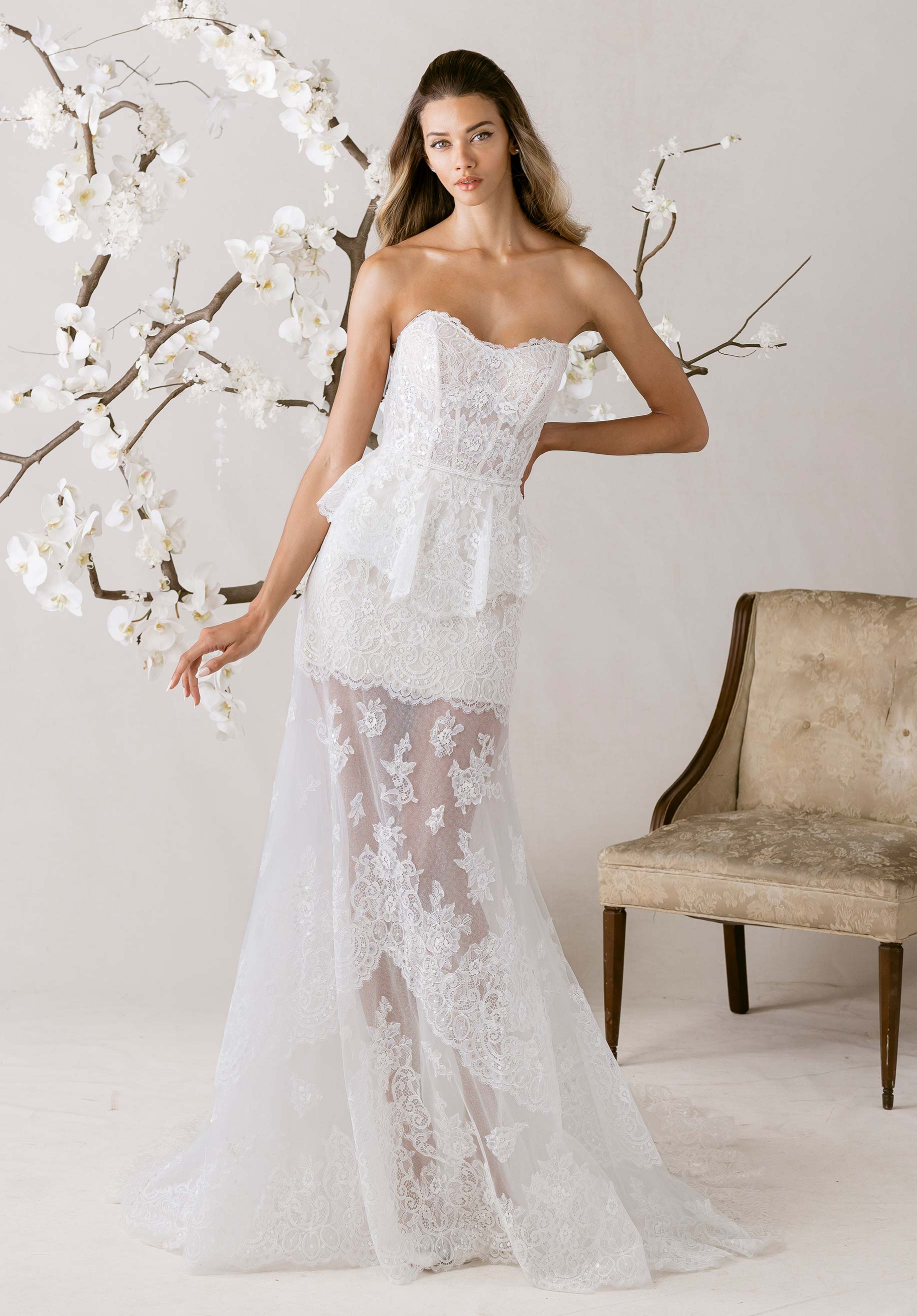 morilee-aloura-brautkleid-meerjungfrau-mit-schleife image 1
