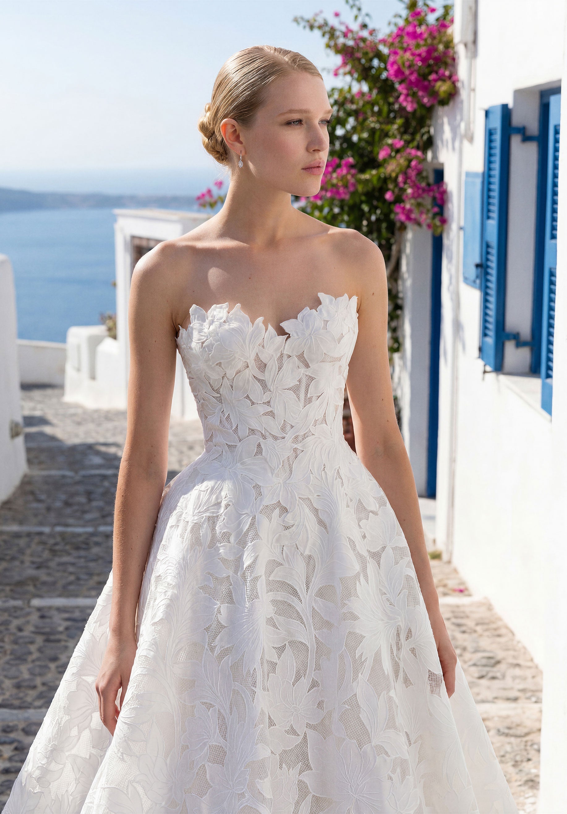 morilee-tovara-brautkleid-a-linie-satin-mit-laser-cut image 2